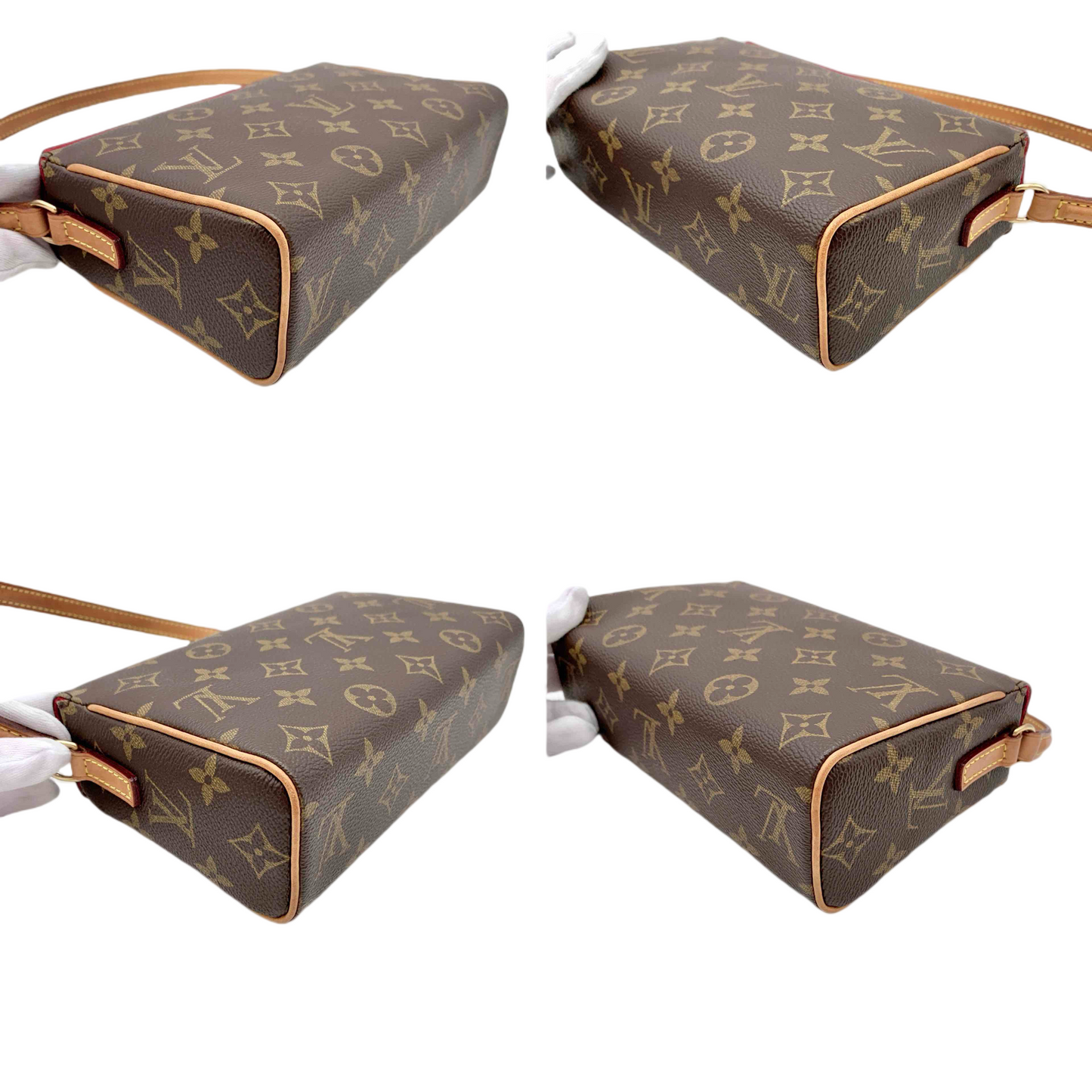 LOUIS VUITTON ﾓﾉｸﾞﾗﾑ ﾚｼﾀﾙ M51900 ｼｮﾙﾀﾞｰﾊﾞｯｸﾞ ﾌﾞﾗｳﾝ