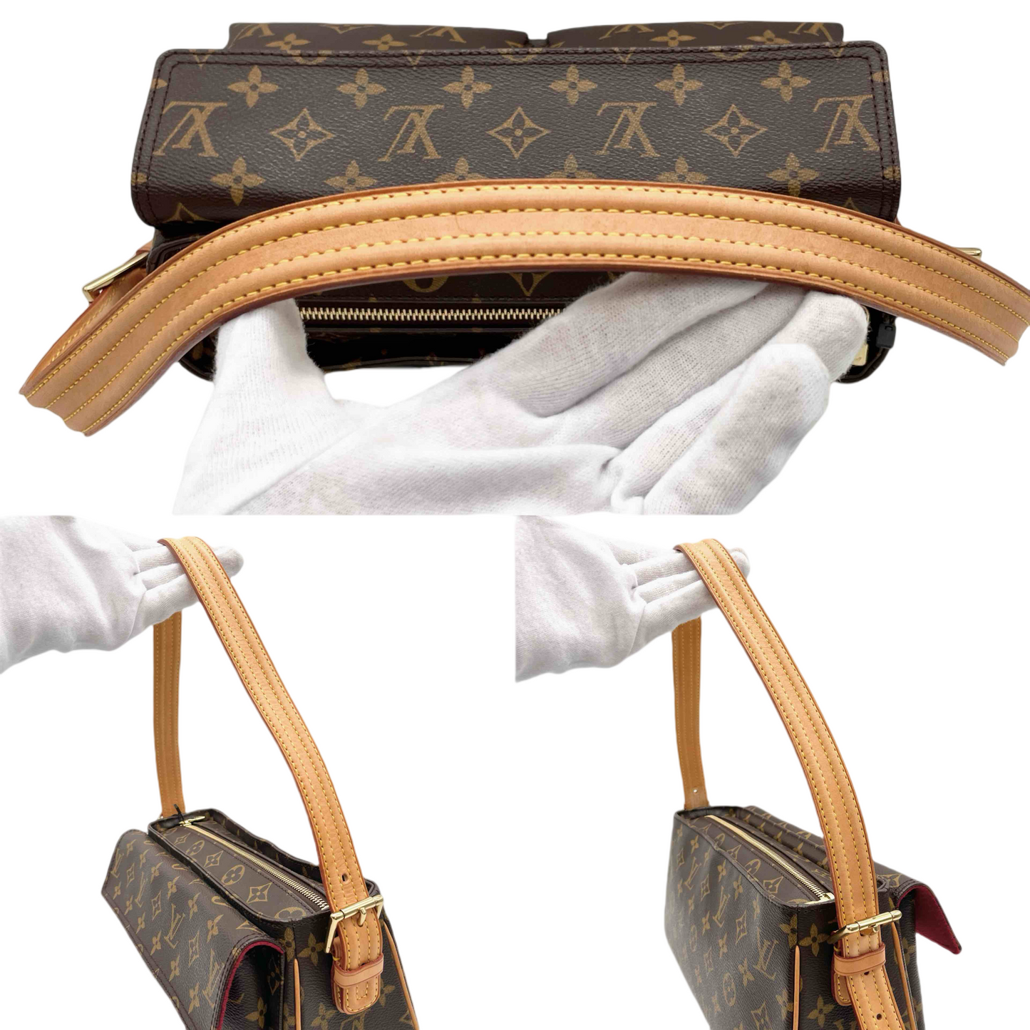 LOUIS VUITTON ﾓﾉｸﾞﾗﾑ ｳﾞｨﾊﾞｼﾃｨMM ｵﾝｼｮﾙﾀﾞｰﾊﾞｯｸﾞ M51164