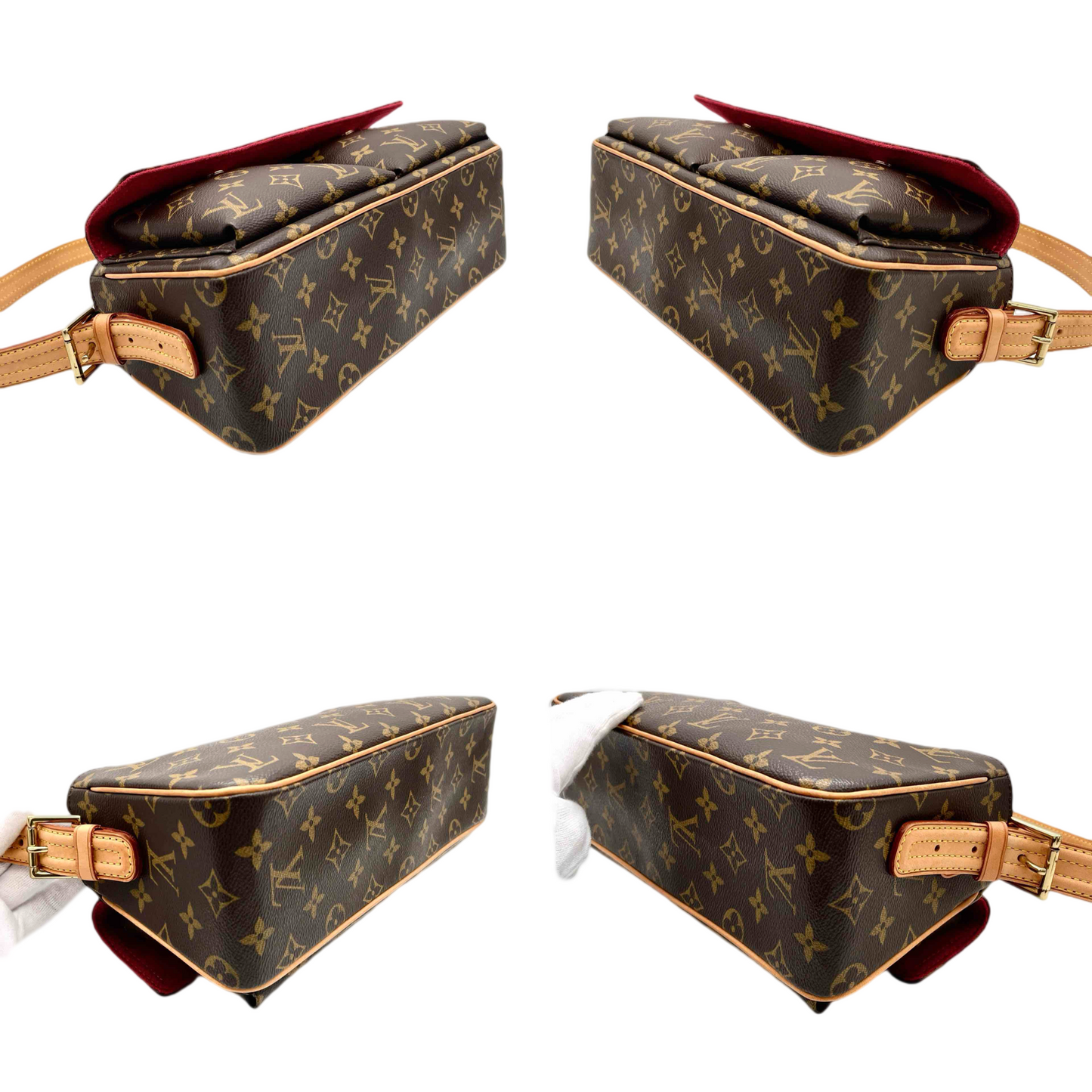 LOUIS VUITTON Monogram Vivasity MM On-Shoulder Bag M51164