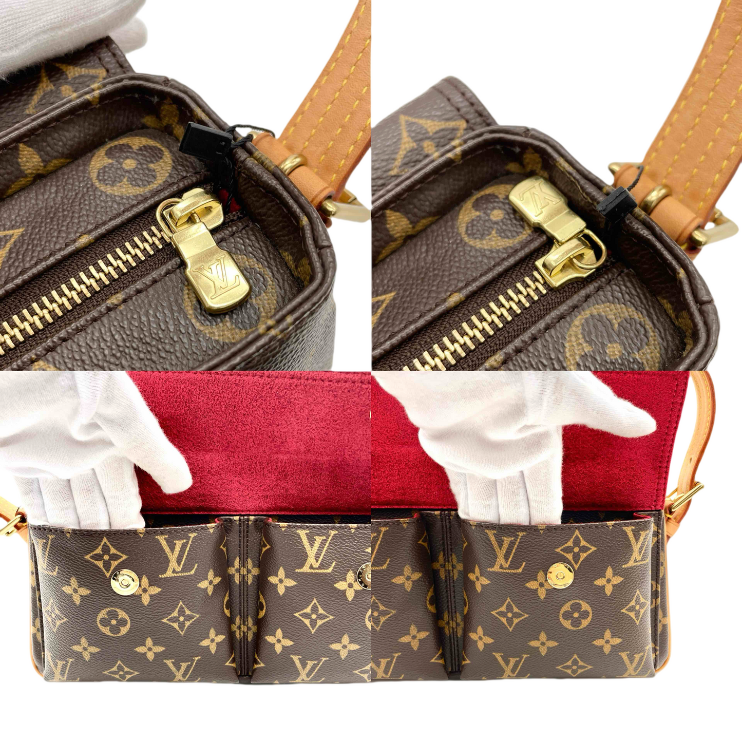 LOUIS VUITTON ﾓﾉｸﾞﾗﾑ ｳﾞｨﾊﾞｼﾃｨMM ｵﾝｼｮﾙﾀﾞｰﾊﾞｯｸﾞ M51164