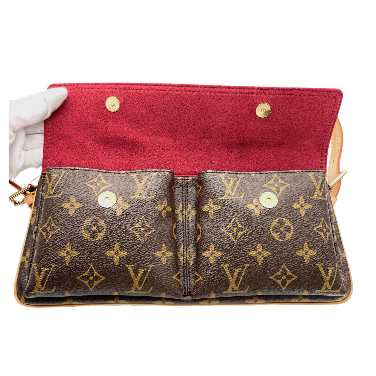 LOUIS VUITTON ﾓﾉｸﾞﾗﾑ ｳﾞｨﾊﾞｼﾃｨMM ｵﾝｼｮﾙﾀﾞｰﾊﾞｯｸﾞ M51164