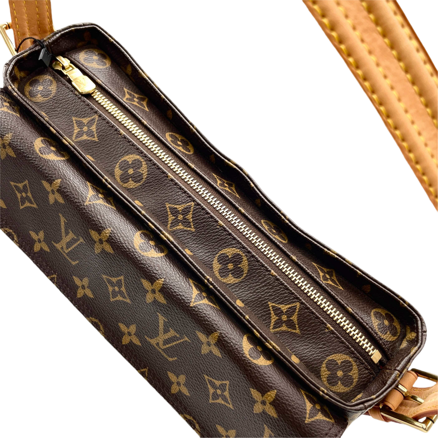 LOUIS VUITTON Monogram Vivasity MM On-Shoulder Bag M51164