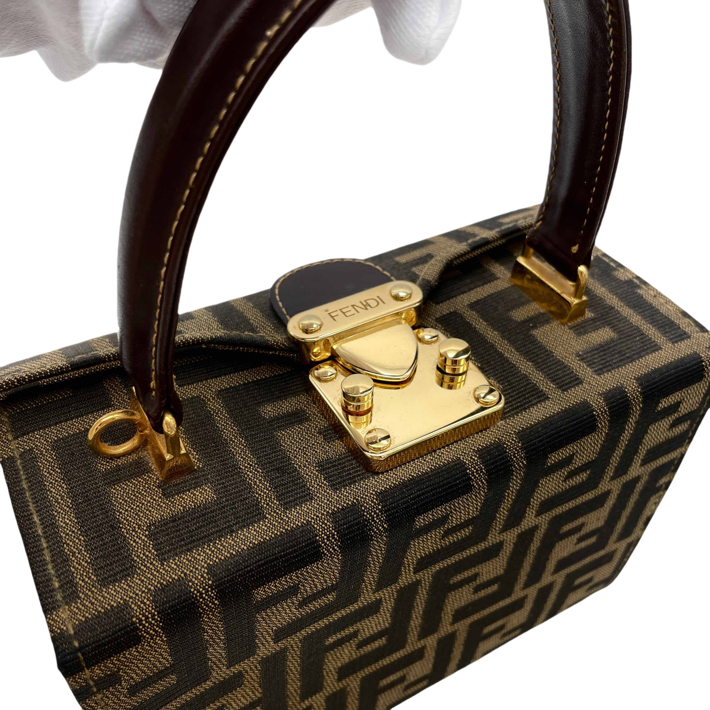 FENDI ZUCCA MINI VANITY HANDBAGS