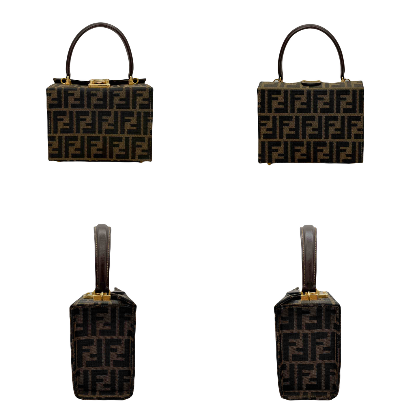 FENDI ZUCCA MINI VANITY HANDBAGS