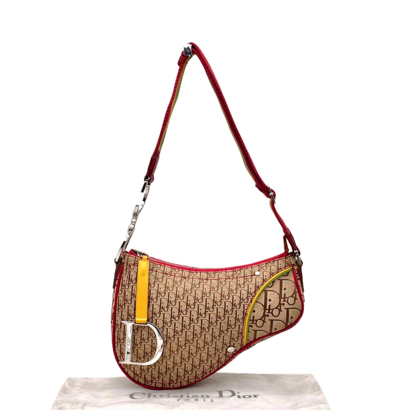 Christian Dior Rustline Trotter D Pendant Saddle Bag