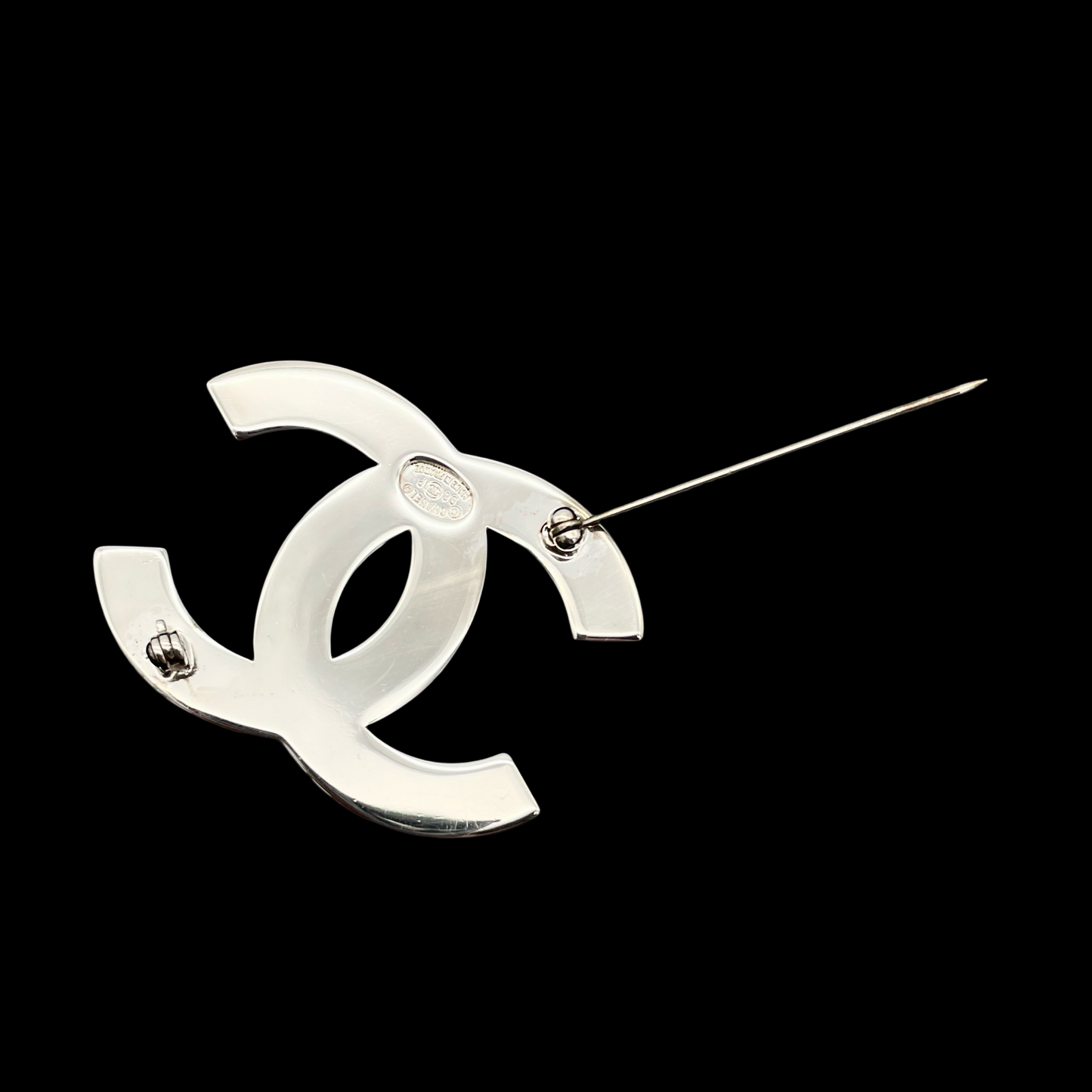 Afar Vintage Pre-owned coco mark CHANEL logo brooch