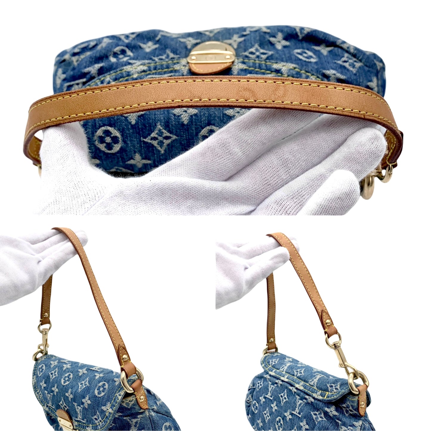 AUTH Pre-owned LOUIS VUITTON Monogram Multicolor Lodge PM M40053 White