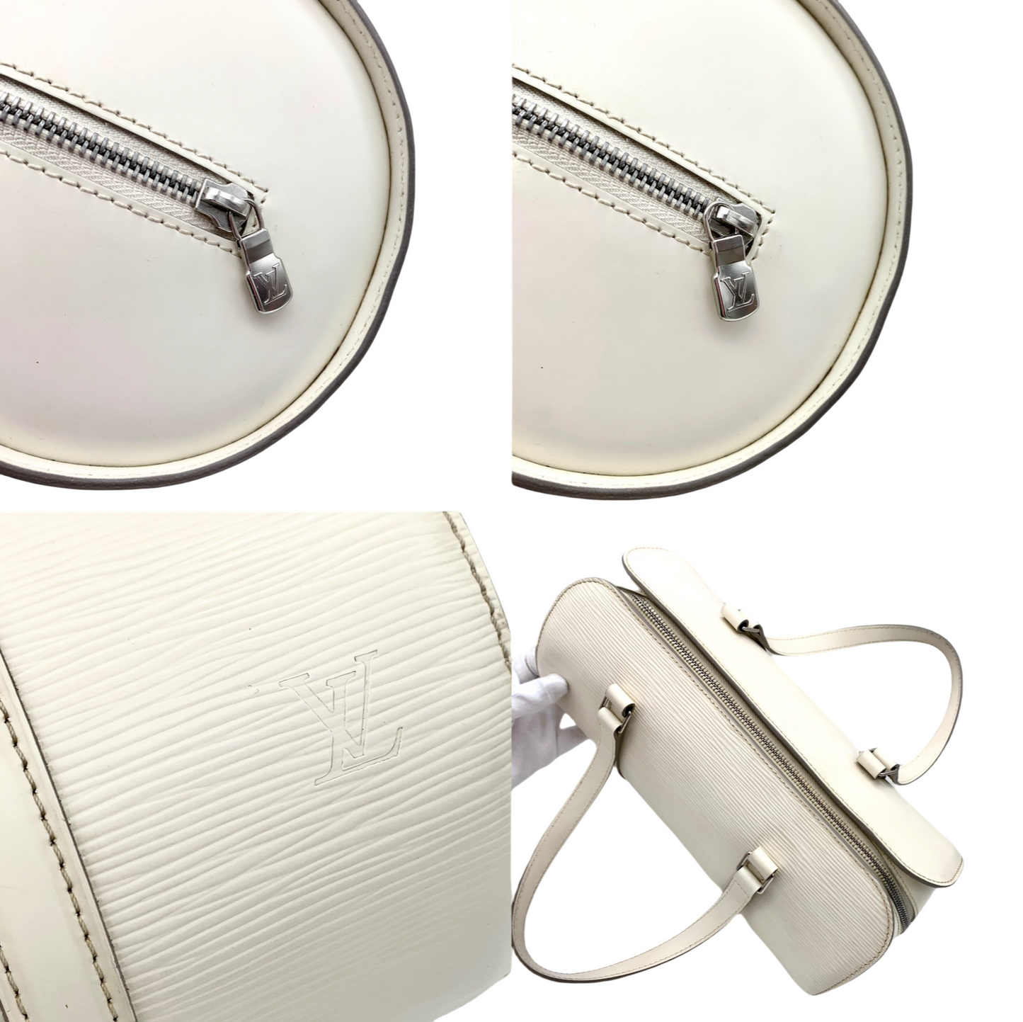 LOUIS VUITTON Epi Soufflé Vanilla/with pouch M5222A