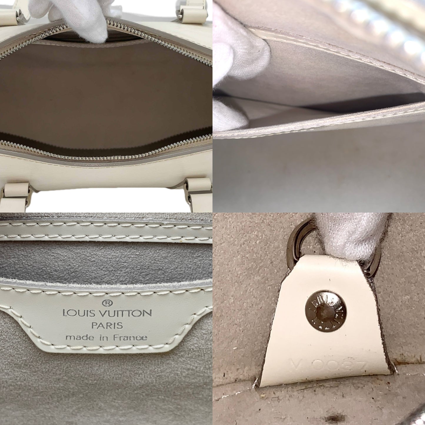 LOUIS VUITTON Epi Soufflé Vanilla/with pouch M5222A