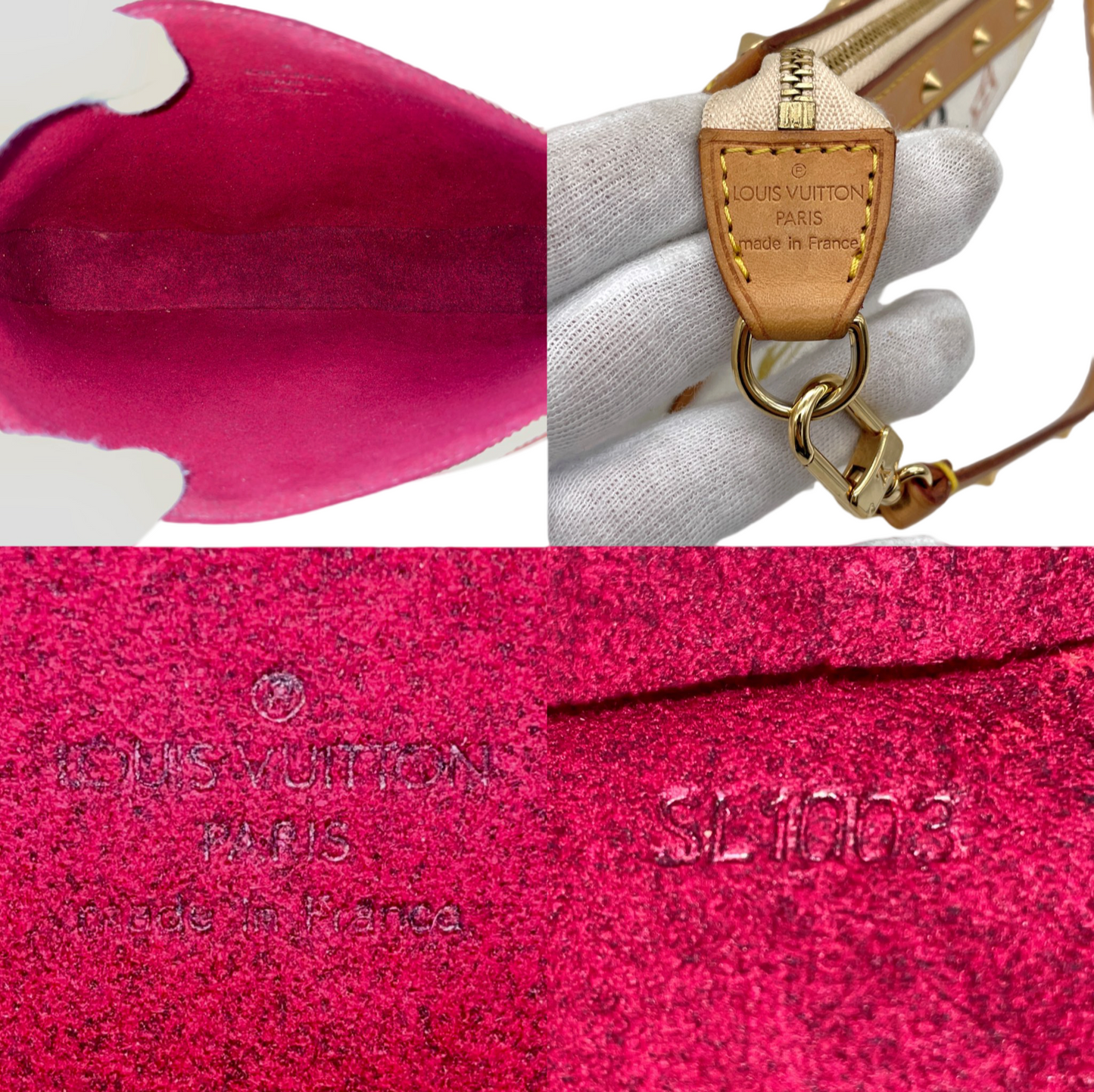 RARE☆☆☆☆LOUIS VUITTON Monogram Multicolor･White Pochette Accessoires Pouch M92649 White &amp; Multicolor