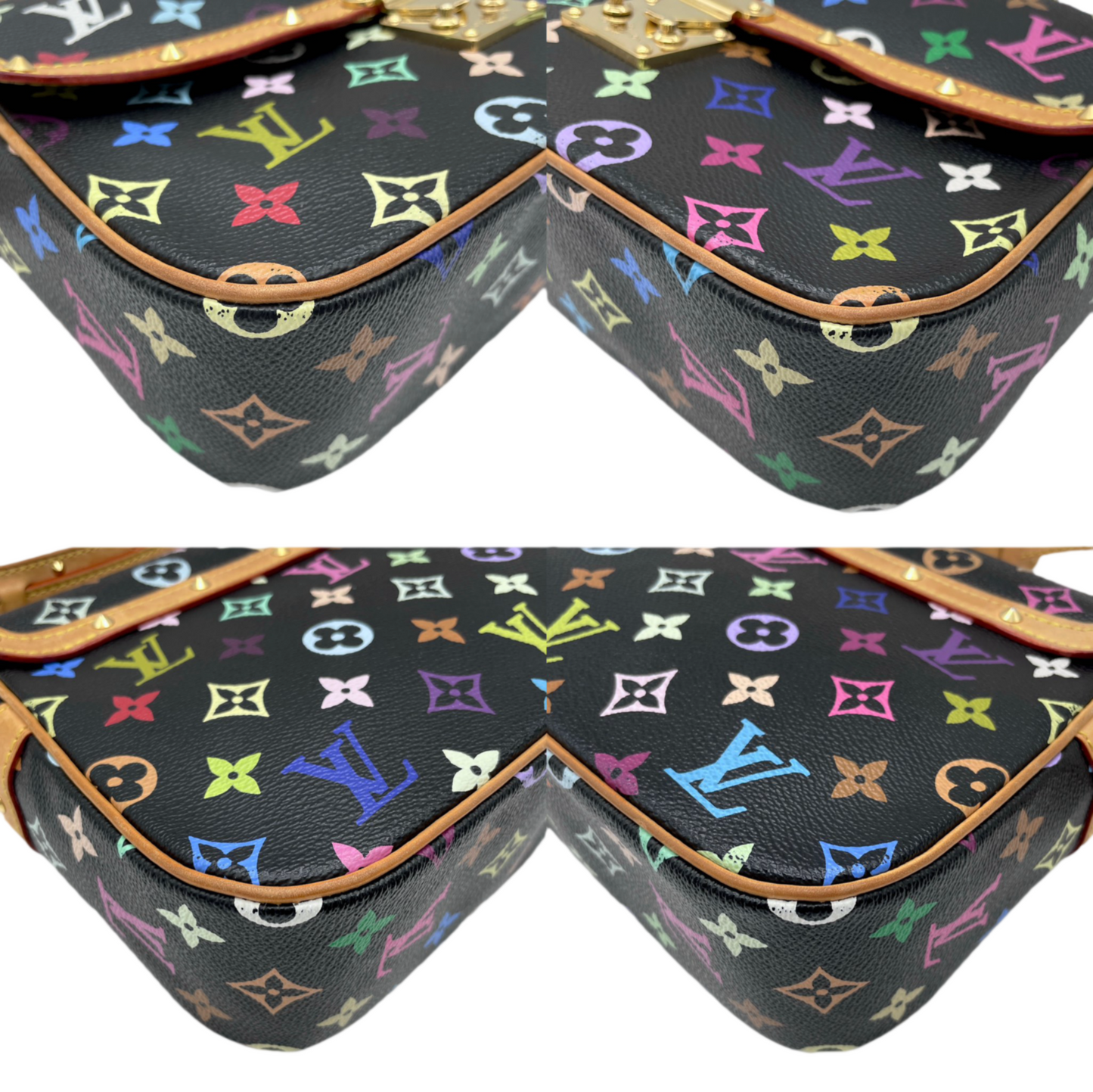 RARE☆☆☆LOUIS VUITTON ﾓﾉｸﾞﾗﾑ･ﾏﾙﾁｶﾗｰ ﾌﾞﾗｯｸ ｿﾛｰﾆｭ ﾉﾜｰﾙ