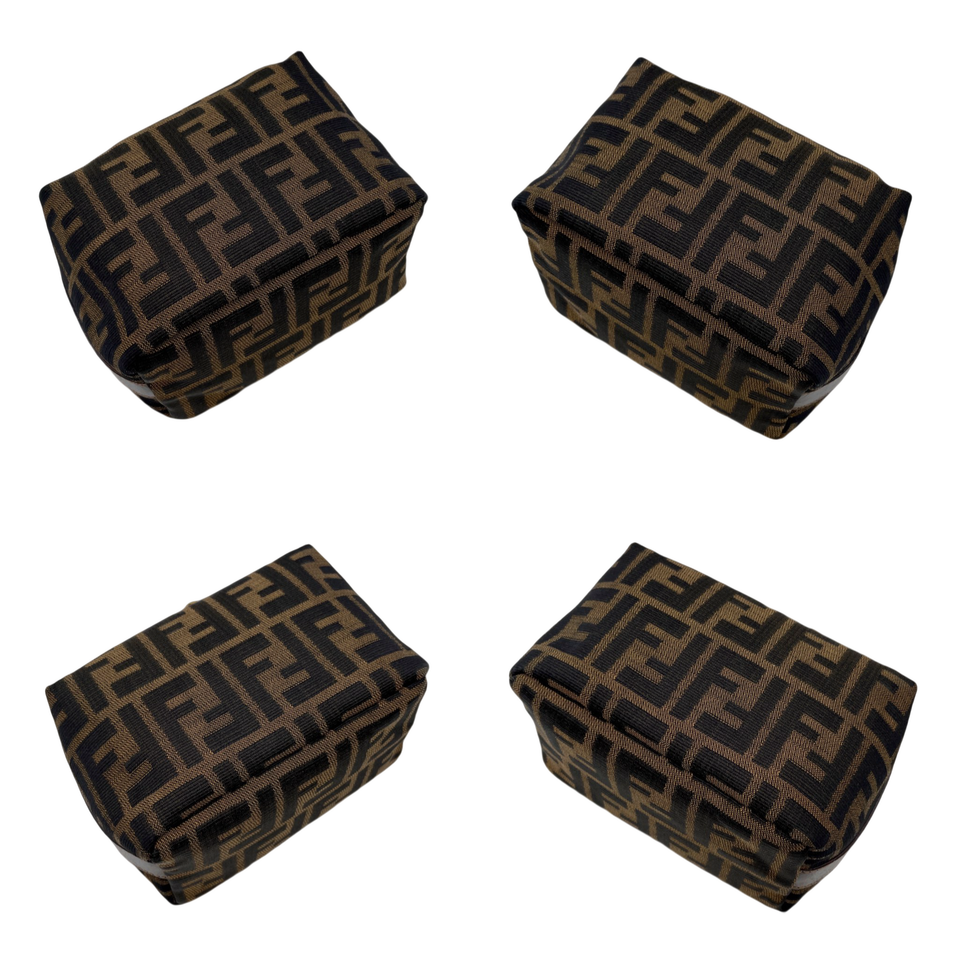 RAREFENDI Zucca Canvas Mini Vanity Bag Hand Bag – Afar Vintage RAREFENDI Zucca Canvas Mini Vanity Bag Hand Bag – Afar Vintage