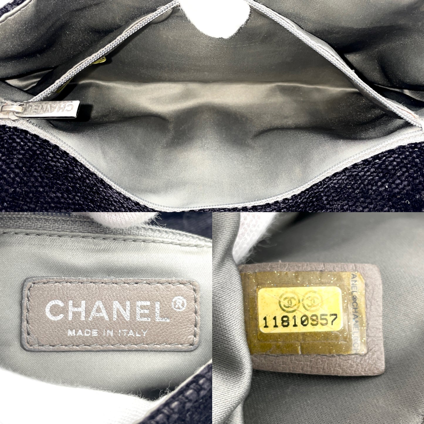 RARE☆☆☆CHANEL ﾁｪｰﾝﾌﾘﾝｼﾞｺｺﾏｰｸ ﾂｲｰﾄﾁｮｺﾊﾞｰ ﾁｪｰﾝｼｮﾙﾀﾞｰﾊﾞｯｸﾞ