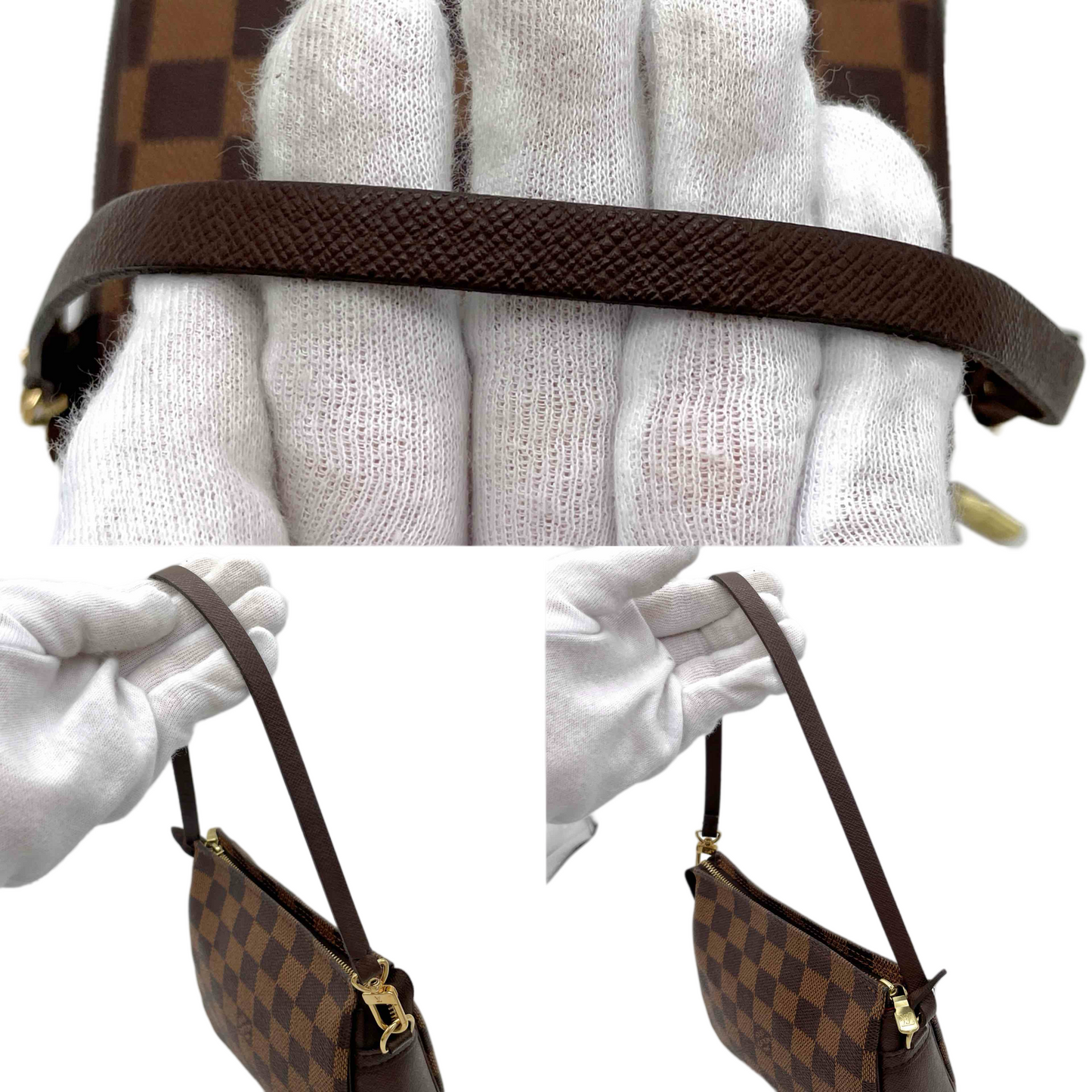 LOUIS VUITTON Damier Trues Makeup Handbag N51982