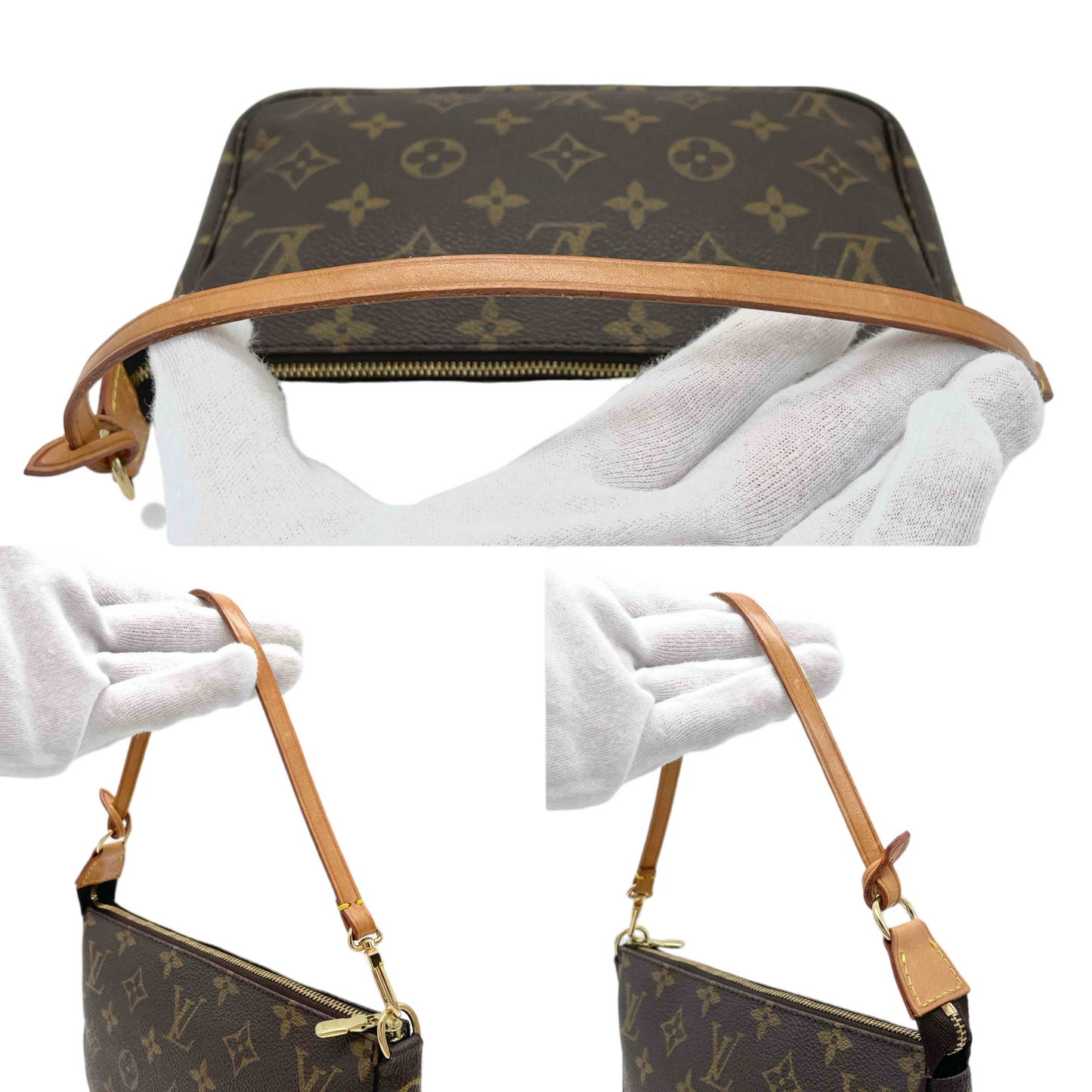 LOUIS VUITTON Monogram Pochette Accessory M51980