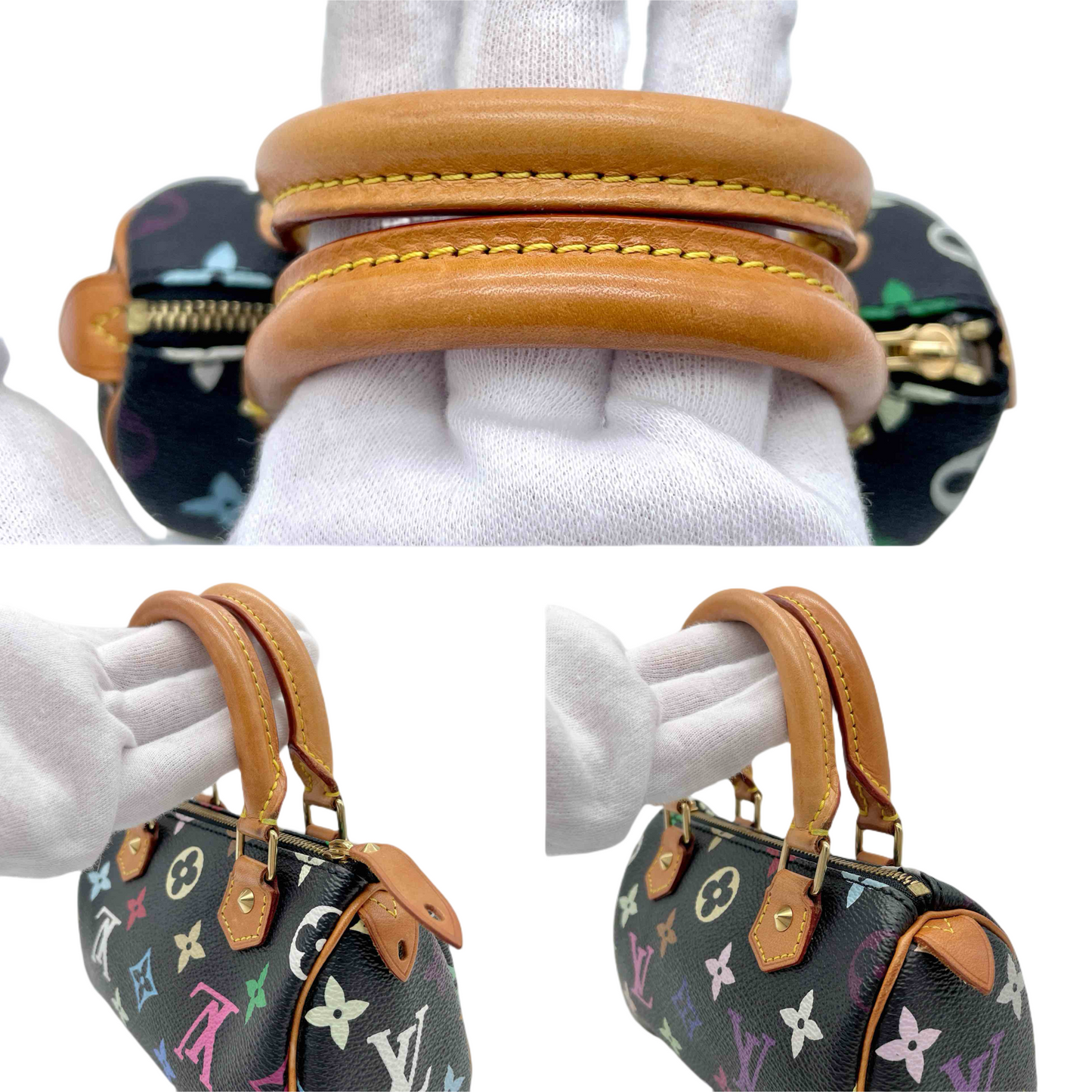 RARE☆☆☆LOUIS VUITTON Monogram Multicolor Black Mini Party M92644/with shoulder strap