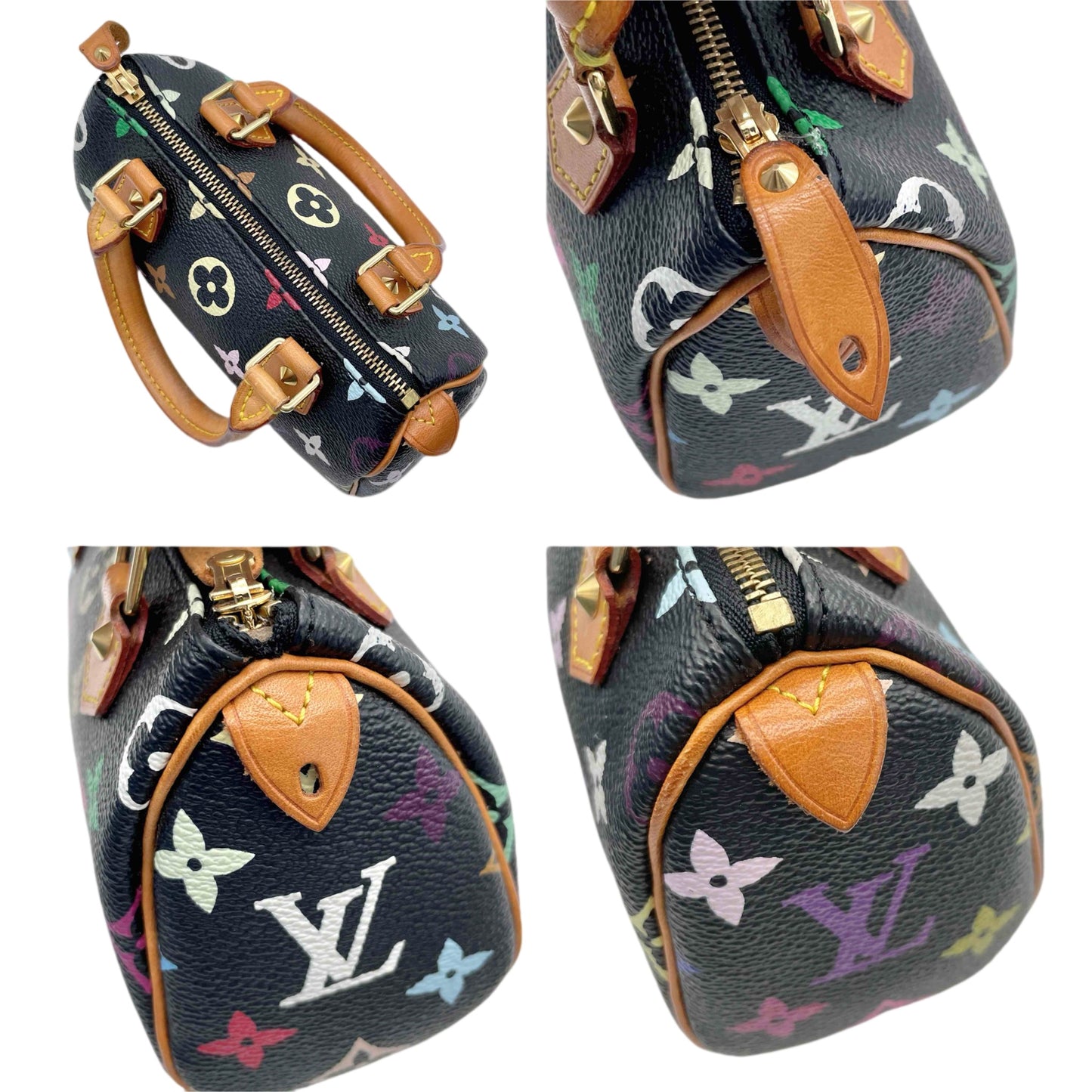 RARE☆☆☆LOUIS VUITTON Monogram Multicolor Black Mini Party M92644/with shoulder strap