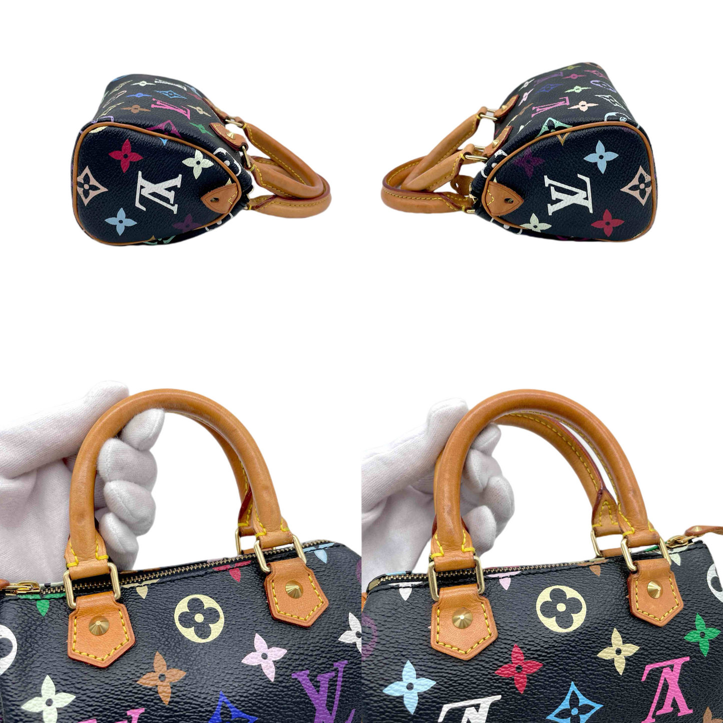 RARE☆☆☆LOUIS VUITTON Monogram Multicolor Black Mini Party M92644/with shoulder strap