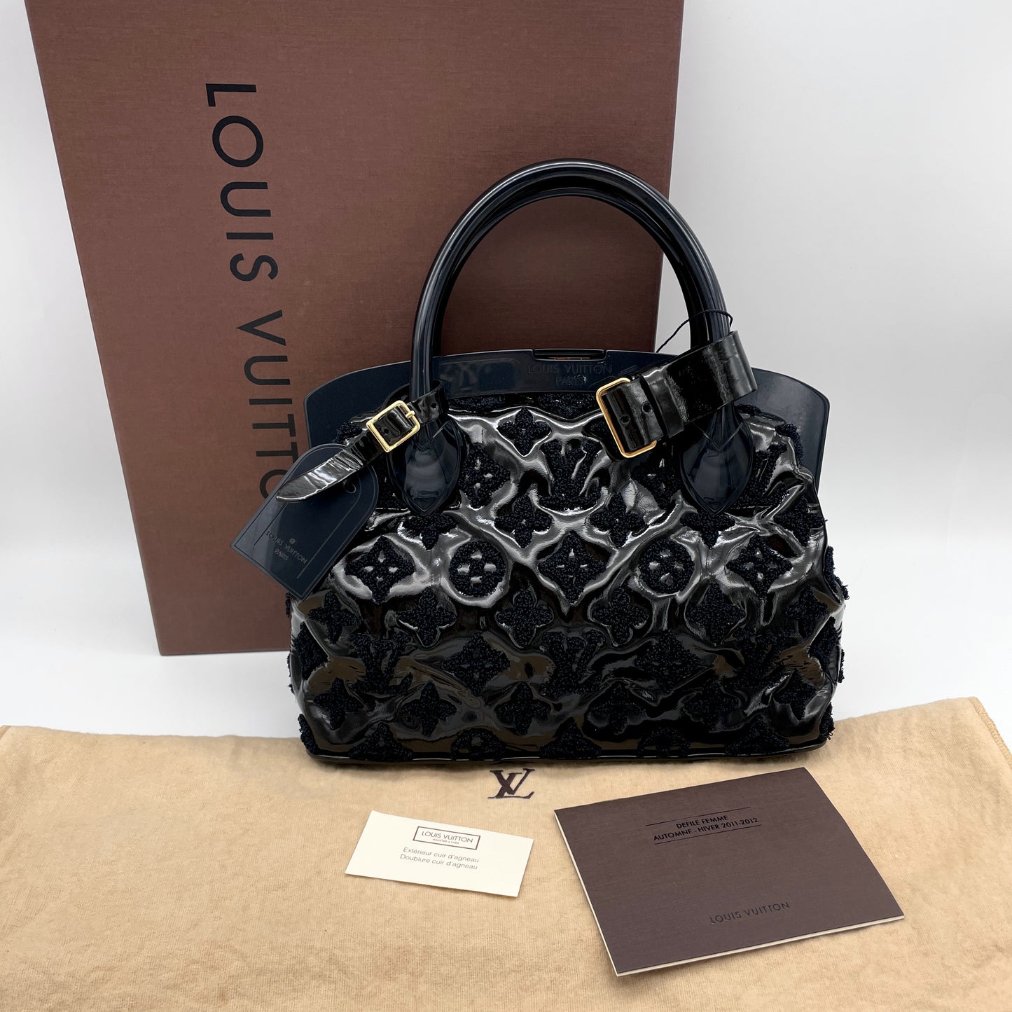 RARE☆☆☆☆☆LOUIS VUITTON 2012FWｺﾚｸｼｮﾝ ﾓﾉｸﾞﾗﾑ ﾌｧｯｼﾈｲｼｮﾝ ﾛｯｸｲｯﾄBB ﾌﾞｰｸﾚｯﾄ M40699