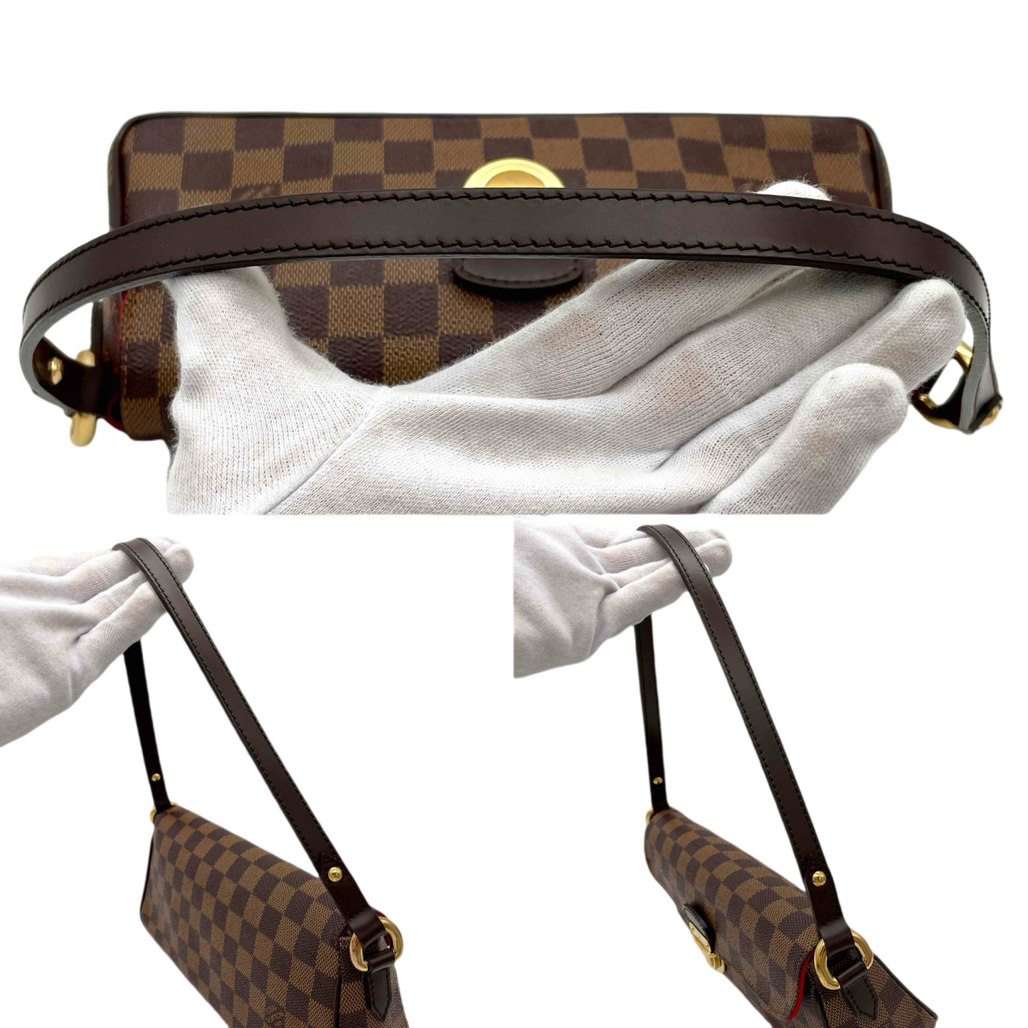 RARE☆☆☆LOUIS VUITTON Damier Ravello PM Shoulder Bag N60007