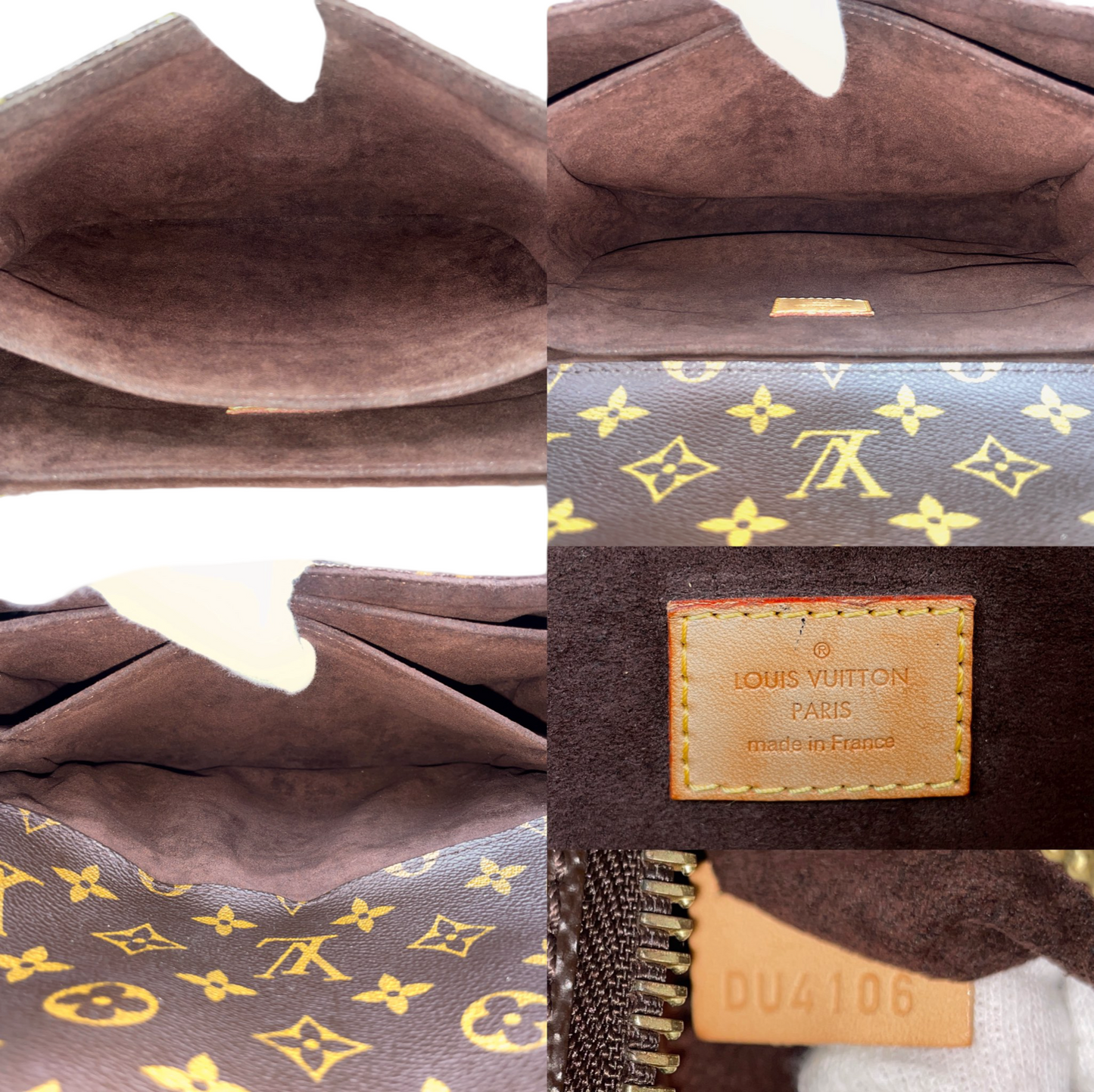 LOUIS VUITTON Monogram Pochette Métis M44875 2Way Hand Bag Original Brown &amp; Gold
