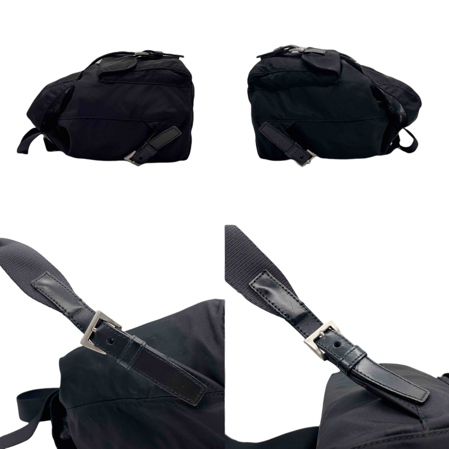 PRADA Triangle Logo Nylon Rucksack PM