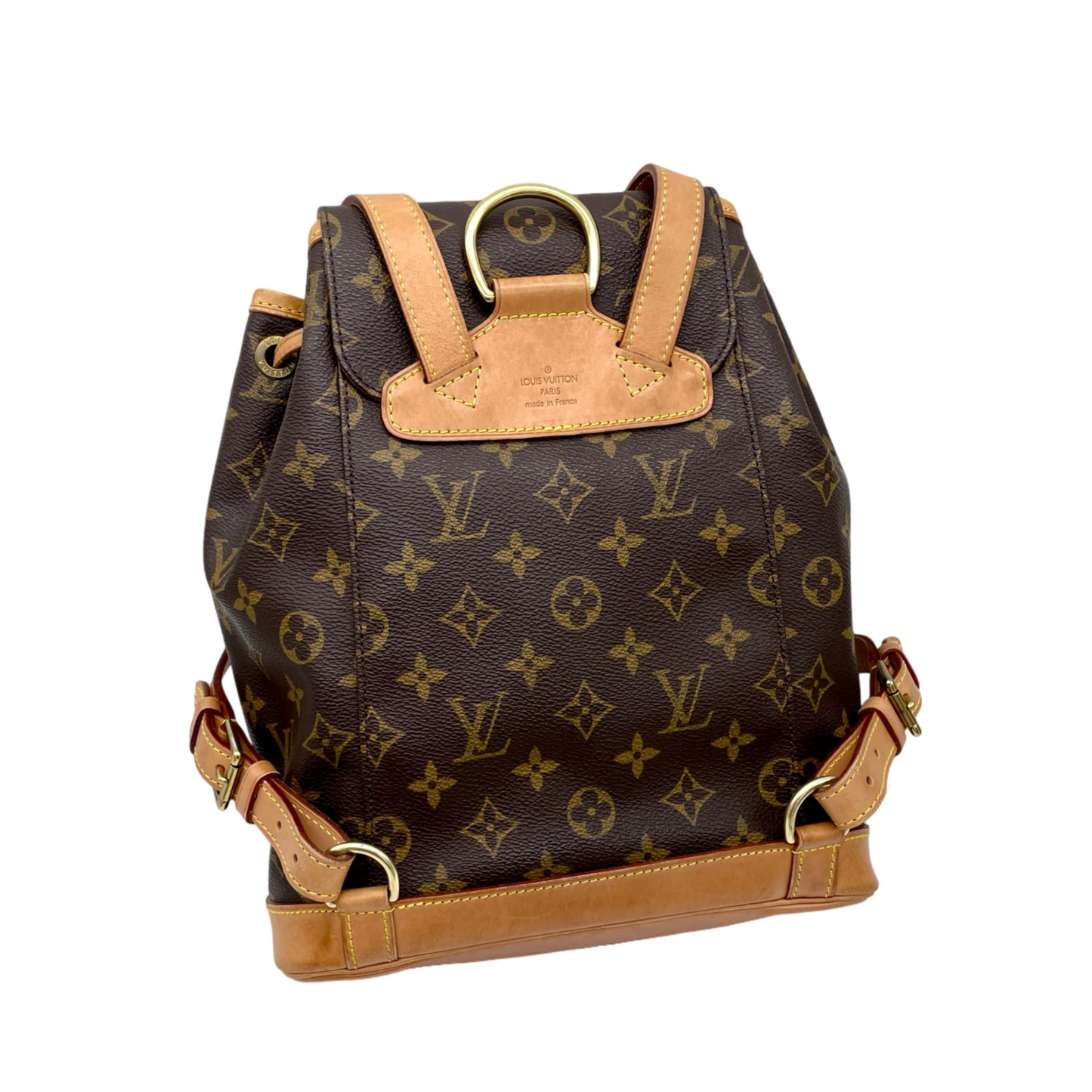 AUTHENTIC PRELOVED LOUIS VUITTON 1998 Monogram Montsouris MM Backpack M51136 Brown & Gold