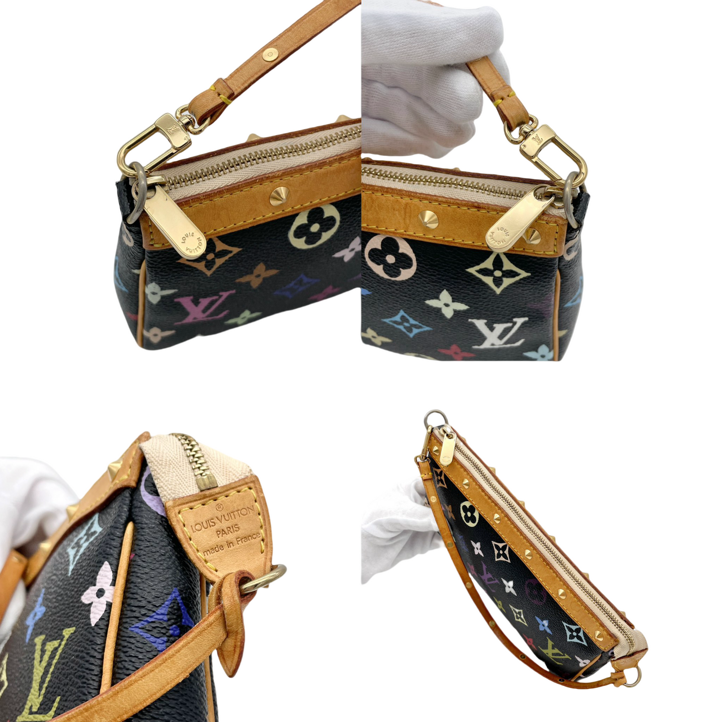 LOUIS VUITTON ﾓﾉｸﾞﾗﾑ･ﾏﾙﾁｶﾗｰ ﾌﾞﾗｯｸ ﾎﾟｼｪｯﾄｱｸｾｿﾜｰﾙ M92648