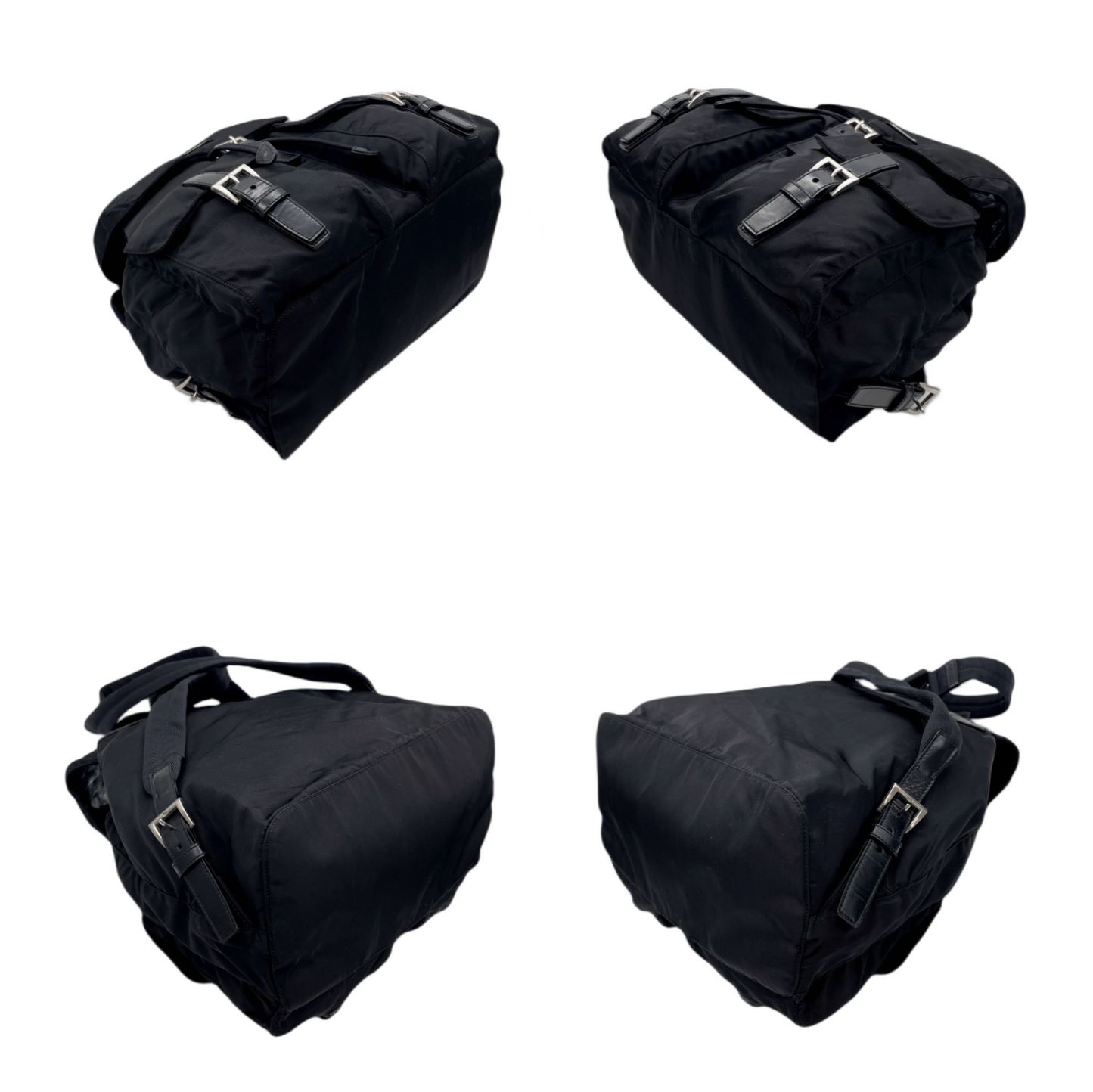 PRADA Triangle Logo Nylon Rucksack MM