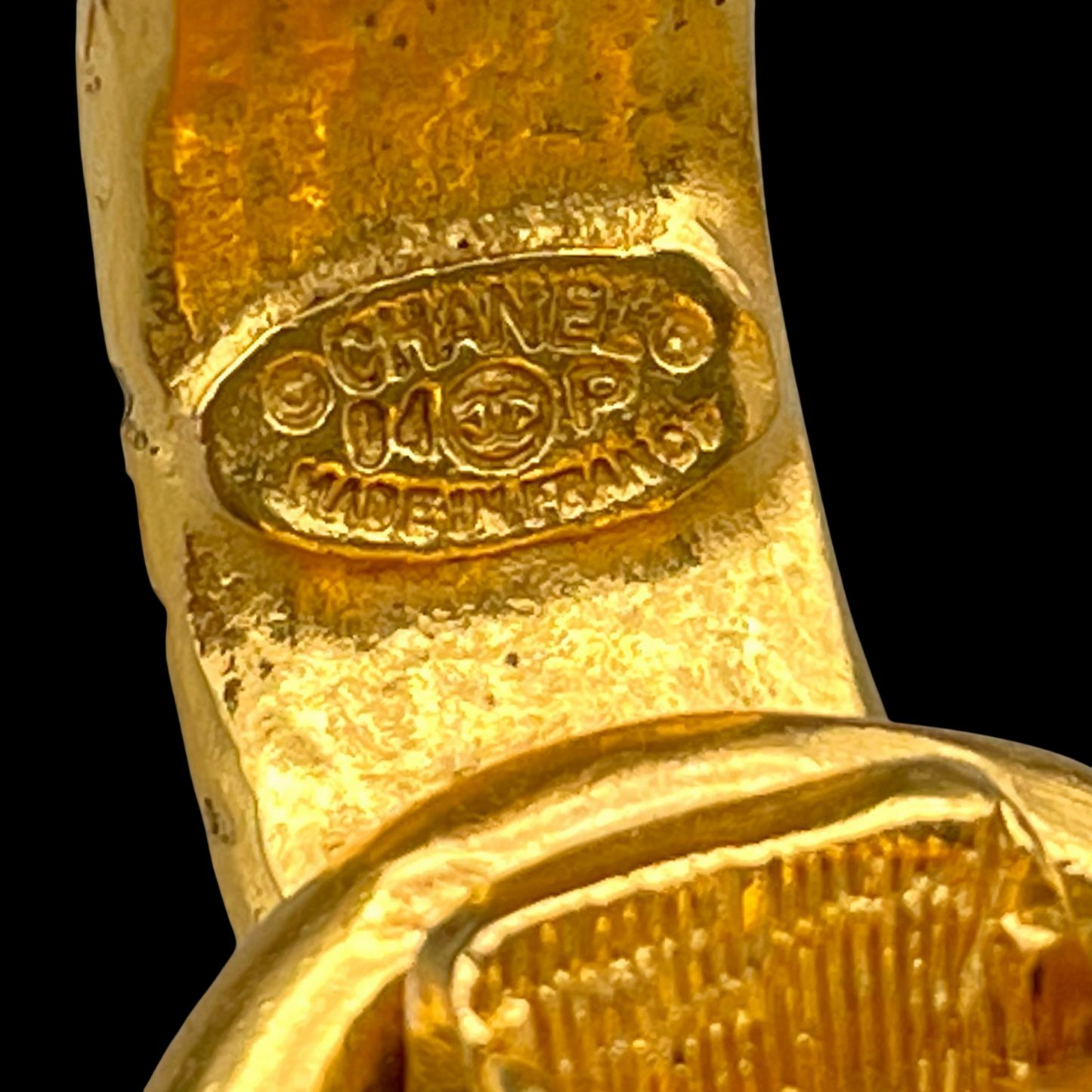 CHANEL Coco Mark Cross Earrings 94P