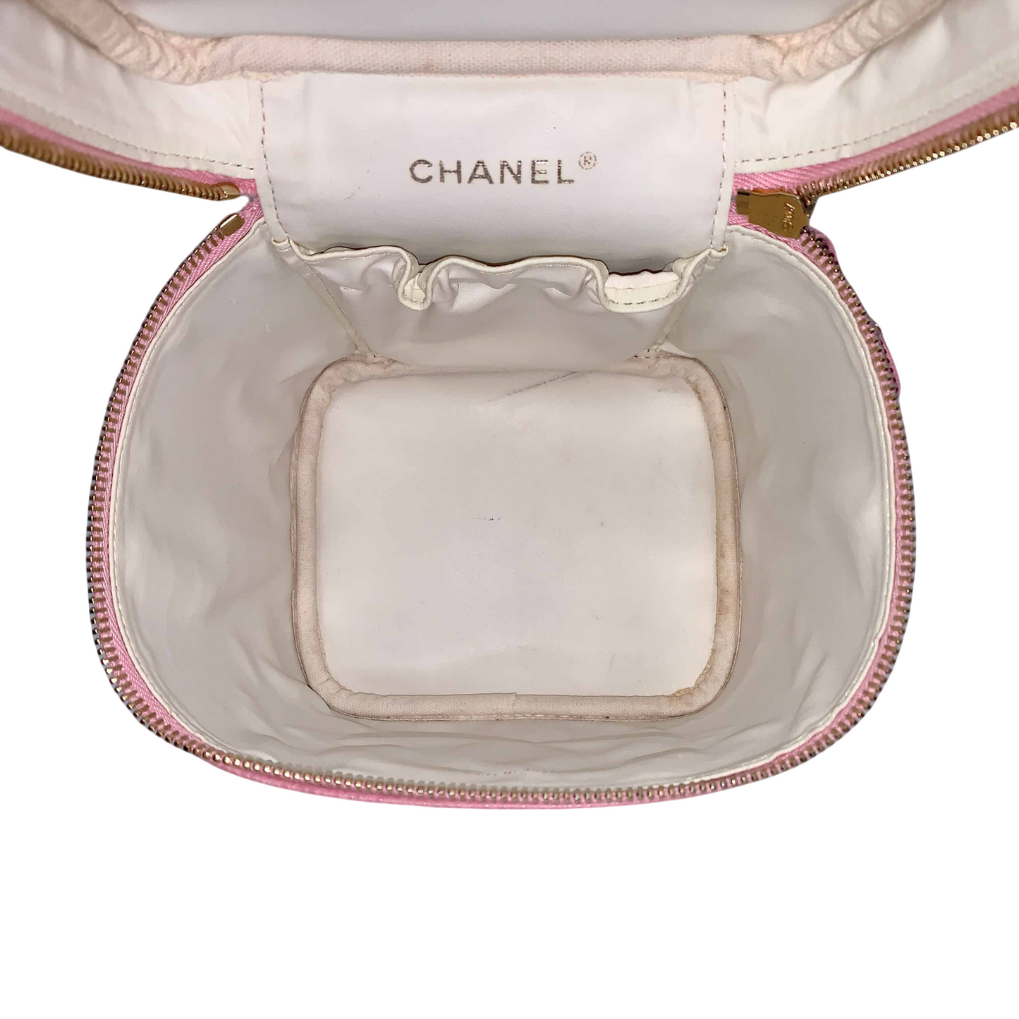 CHANEL Caviar Skin Jumbo Coco Mark Vanity Pink