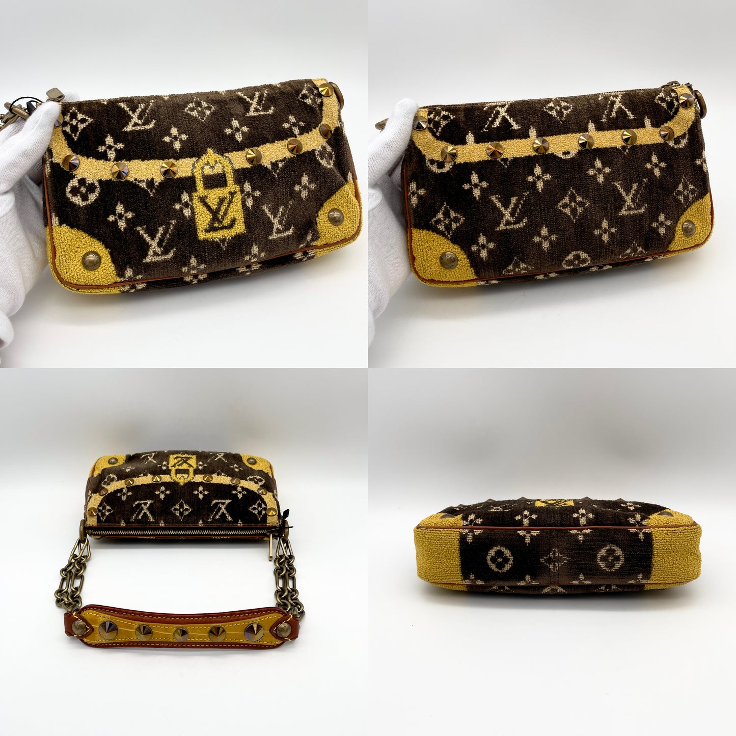 RARE☆☆☆☆LOUIS VUITTON 2004 Autumn/Winter Collection Trompouille Pochette Accessory Wallet M92710