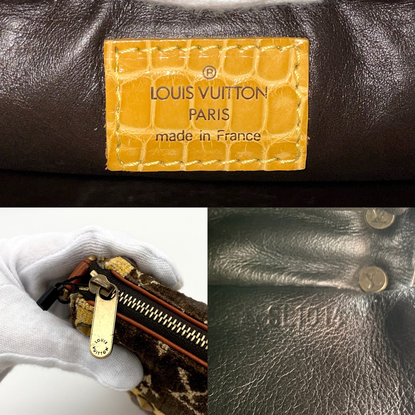 稀有☆☆☆☆LOUIS VUITTON 04 秋冬系列 Trompe Piece 肖像配件 M92710