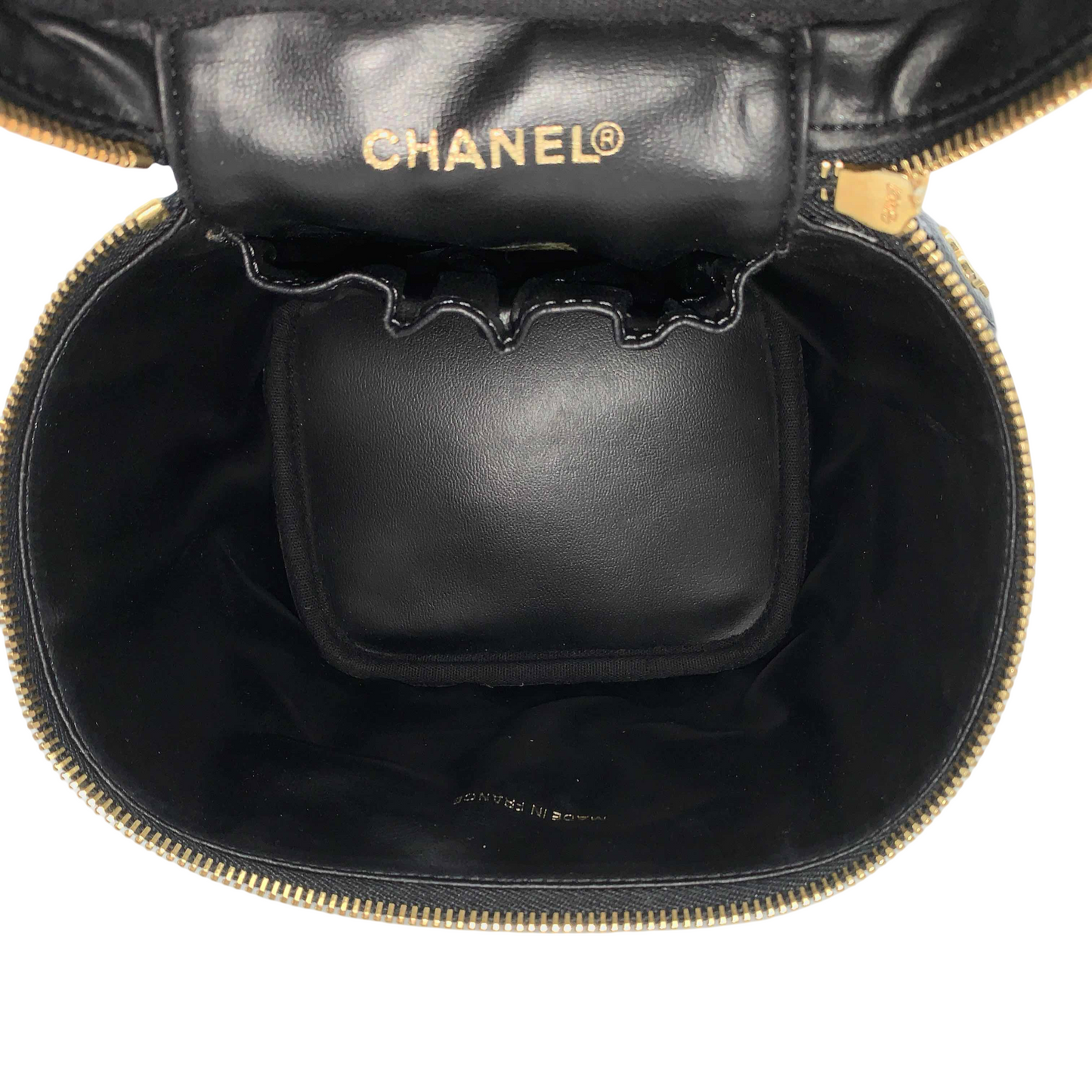 AUTH Pre-owned CHANEL Cambon line tote bag MM