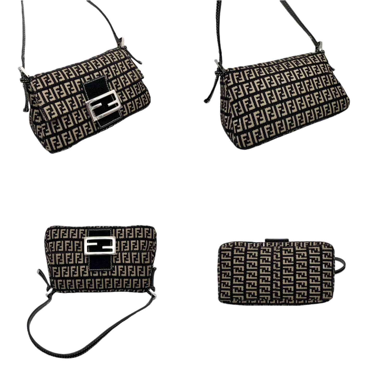 FENDI ｽﾞｯｷｰﾉ ﾐﾆﾏﾝﾏﾊﾞｹｯﾄ ｼｮﾙﾀﾞｰﾊﾞｯｸﾞ