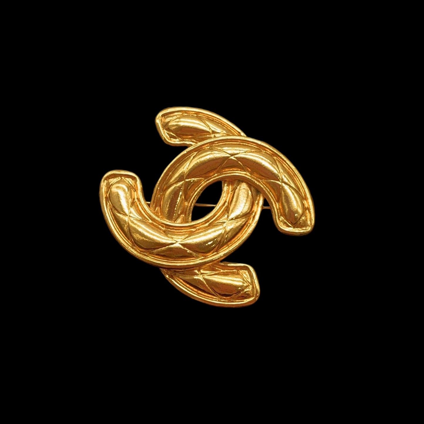 Afar Vintage Pre-owned CHANEL coco mark sun emblem brooch