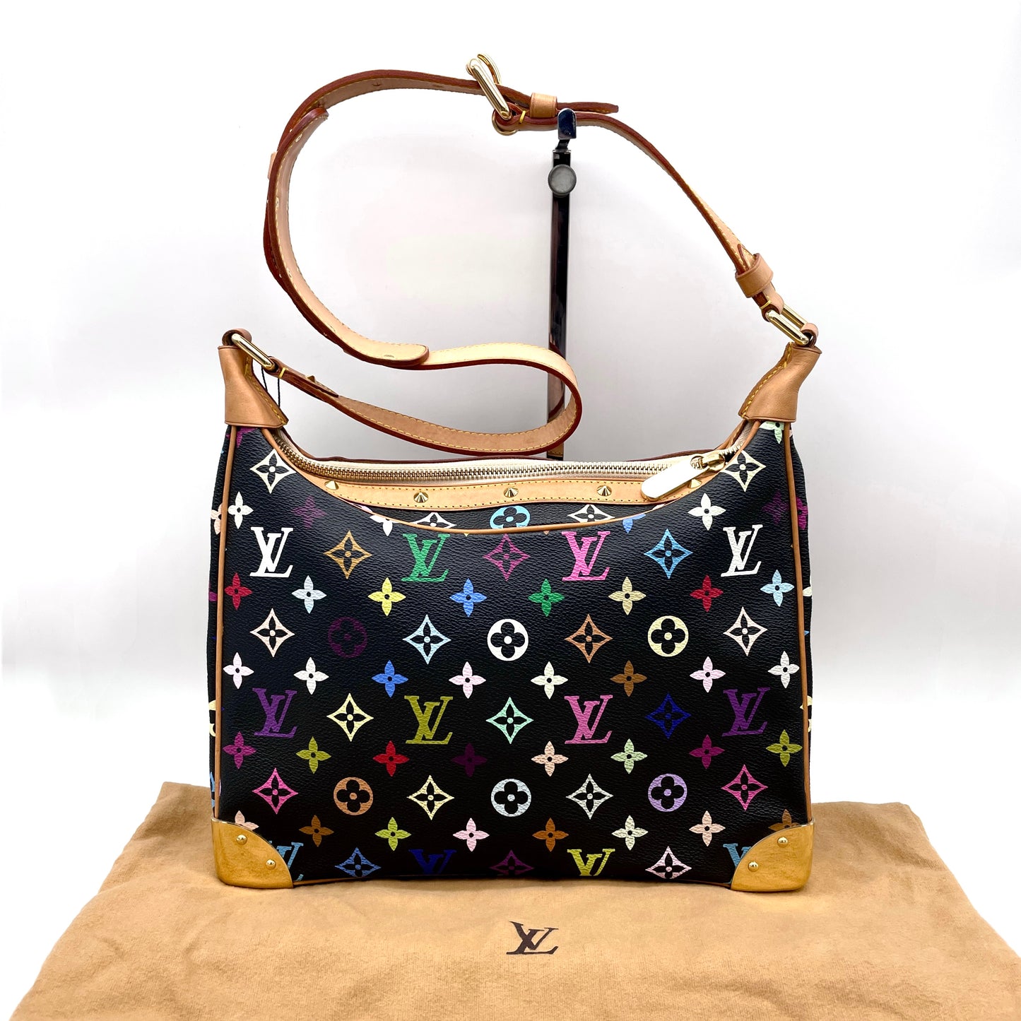 RARE☆☆☆☆LOUIS VUITTON Monogram Multicolor Black Brown Noir M92638