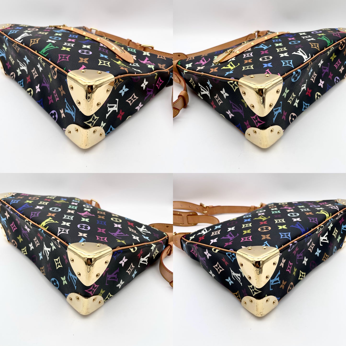 RARE☆☆☆☆LOUIS VUITTON Monogram Multicolor Black Brown Noir M92638