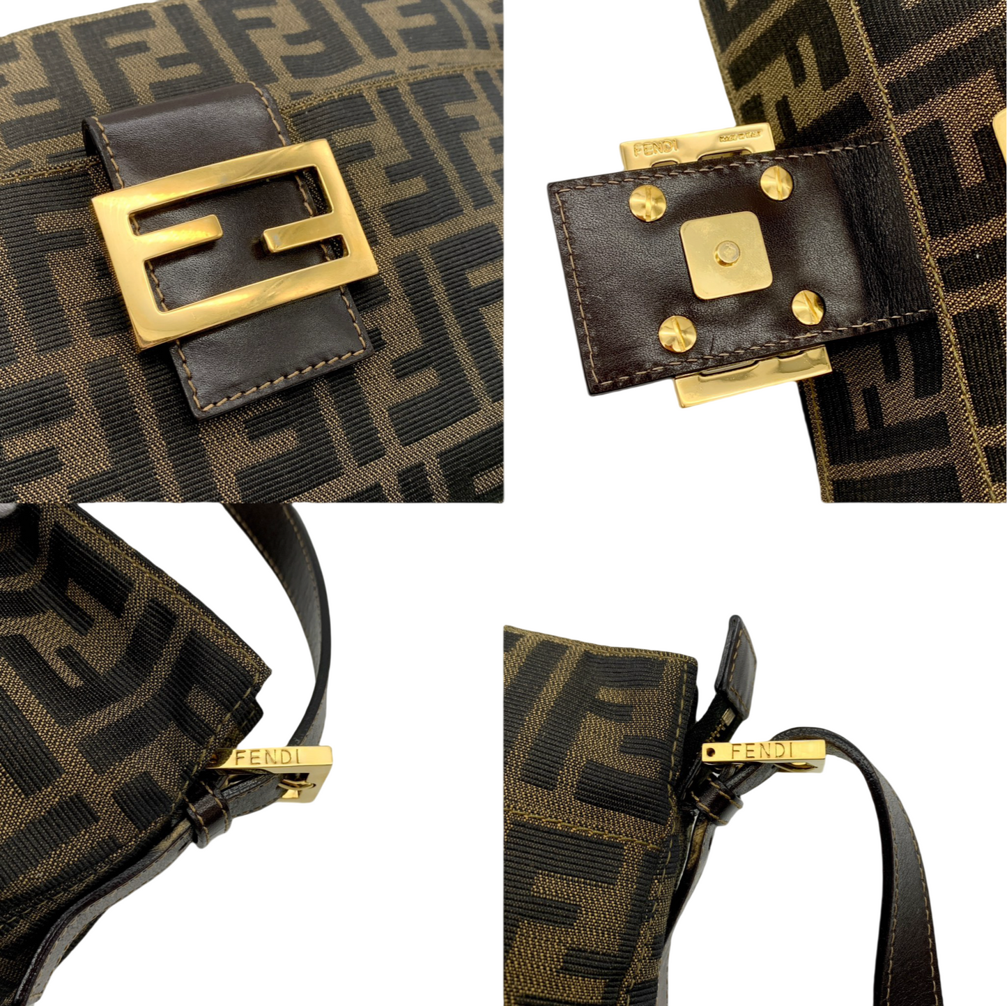 AUTH FENDI Sukka V 型妈妈包 单肩包