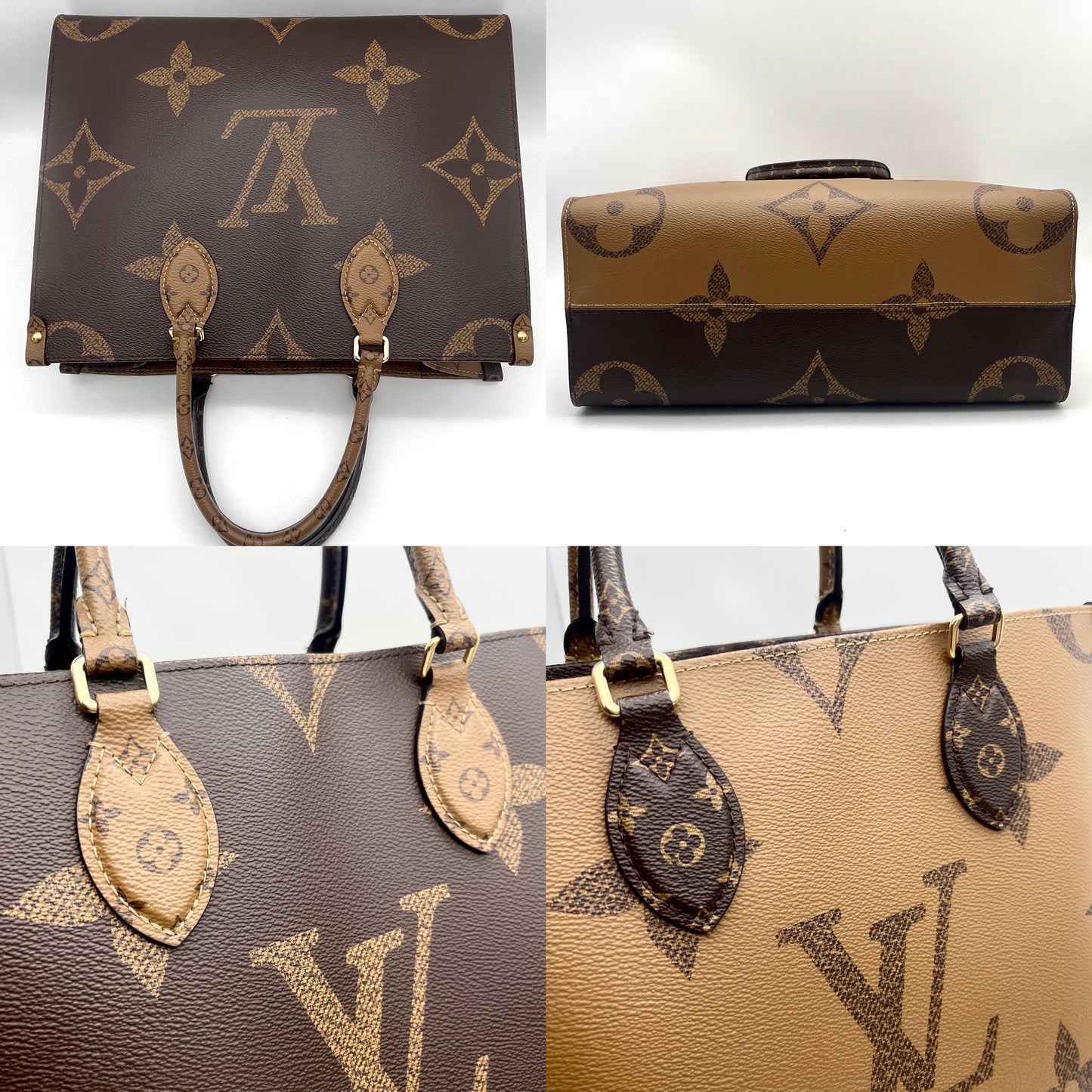 LOUIS VUITTON Monogram Giant Onzago MM M45321 Brown