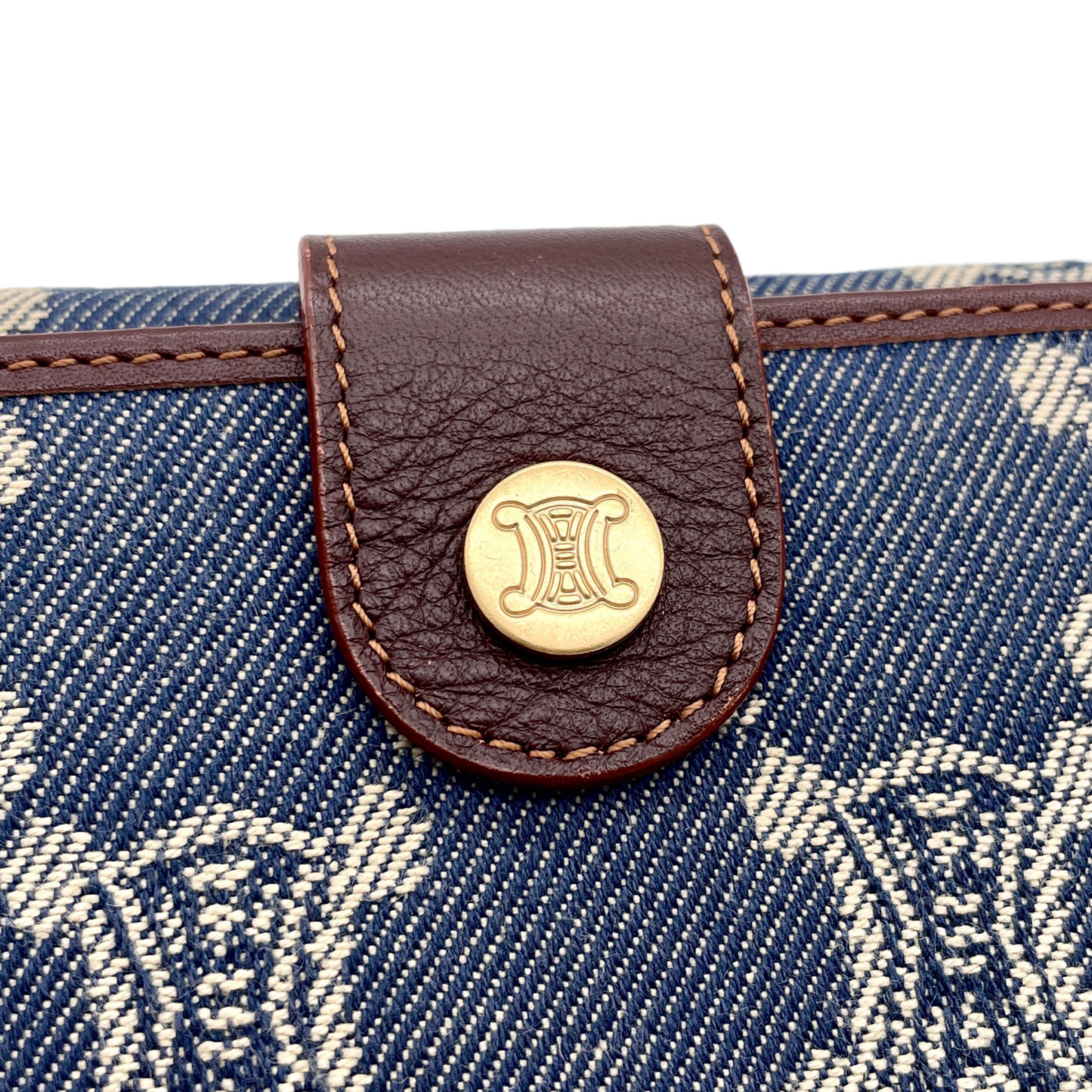 CELINE Macadam Denim Wallet