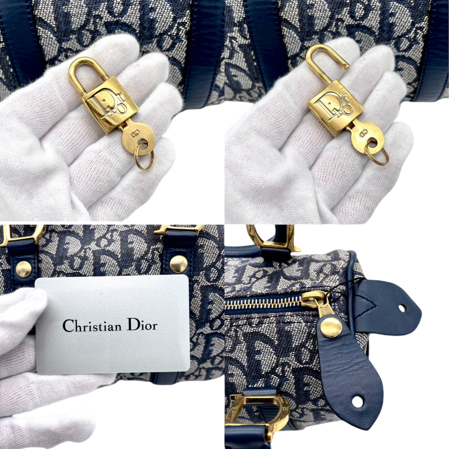 CHRISTIAN DIOR ﾄﾛｯﾀｰ ﾐﾆﾎﾞｽﾄﾝ ﾊﾝﾄﾞﾊﾞｯｸﾞ