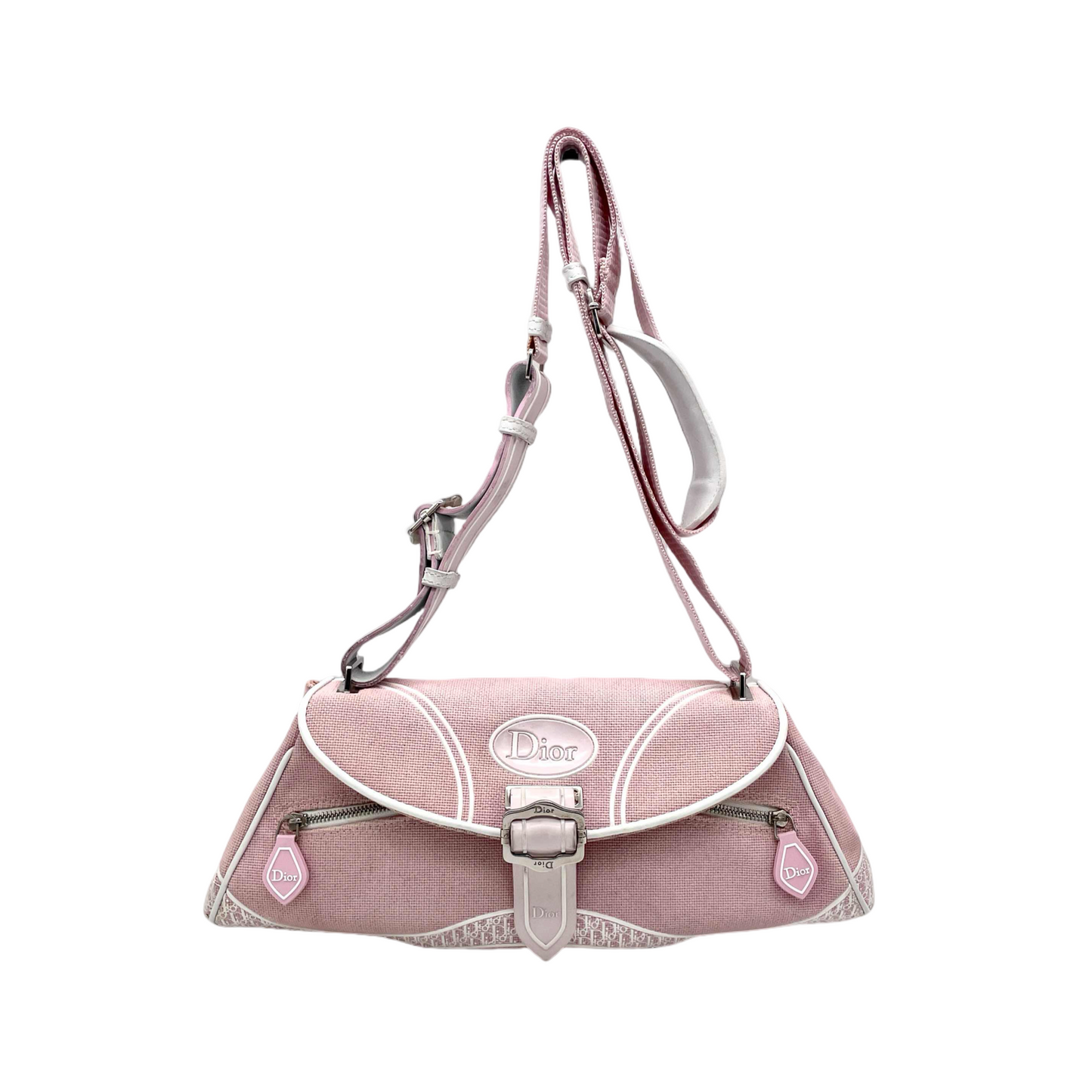 RARE☆☆☆☆☆CHRISTIAN DIOR DIOR Y2K style pink cross body shoulder bag