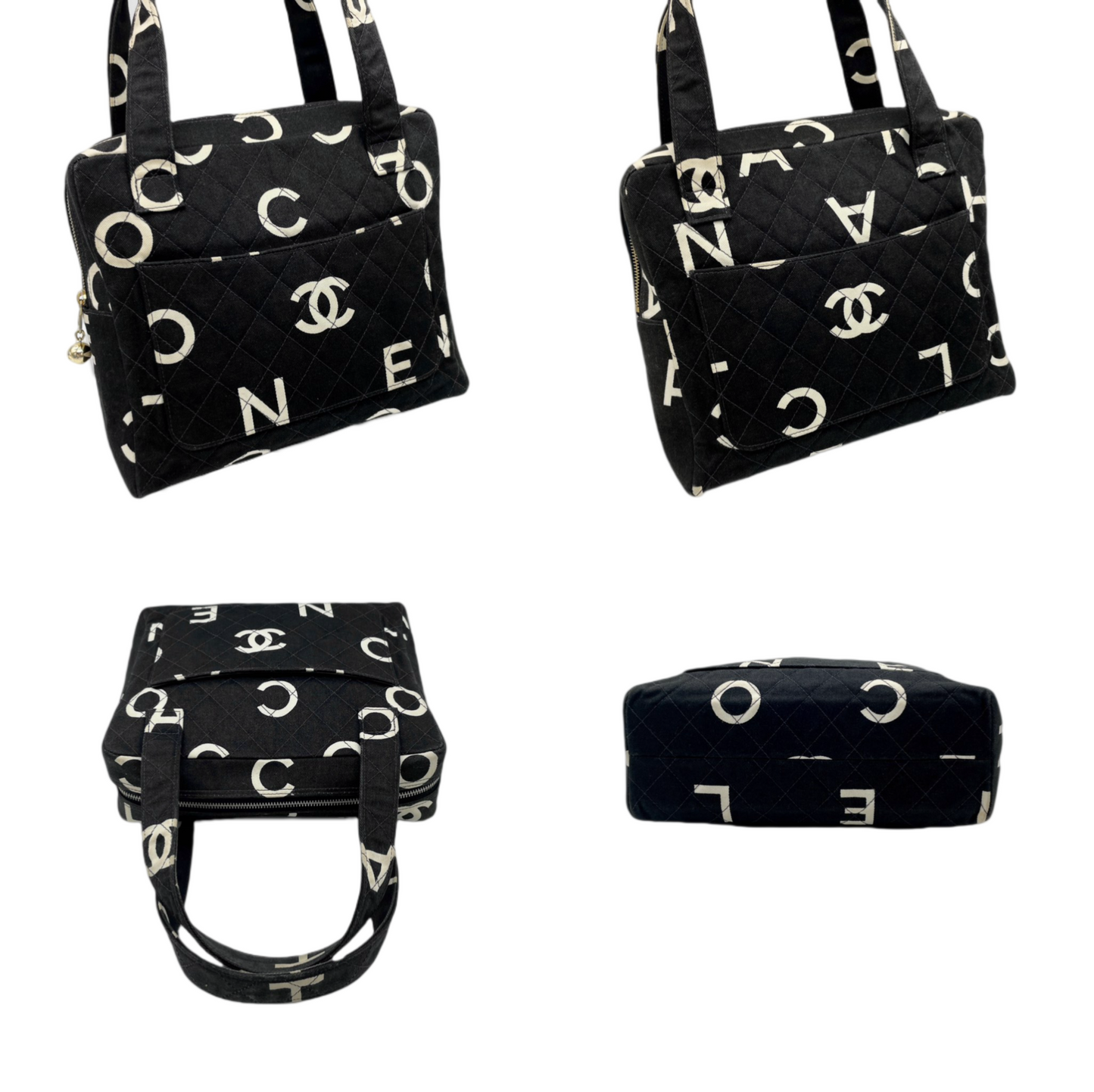 RARE☆☆☆CHANEL Graffiti Logo Handbag 1995 SS Collection