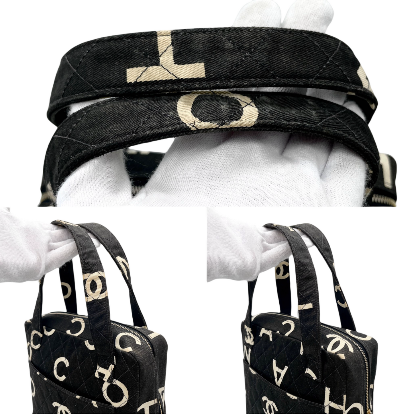 RARE☆☆☆CHANEL Graffiti Logo Handbag 1995 SS Collection