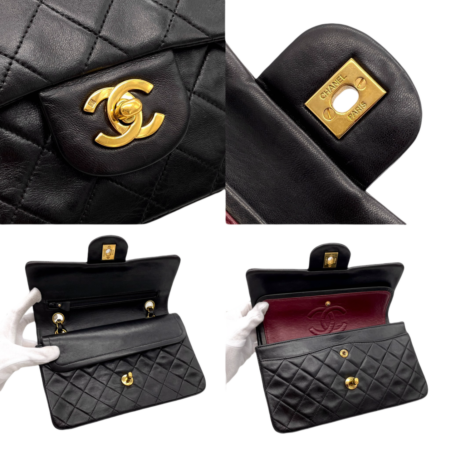 CHANEL Matelasse Classic Flap Chain Shoulder Bag 23