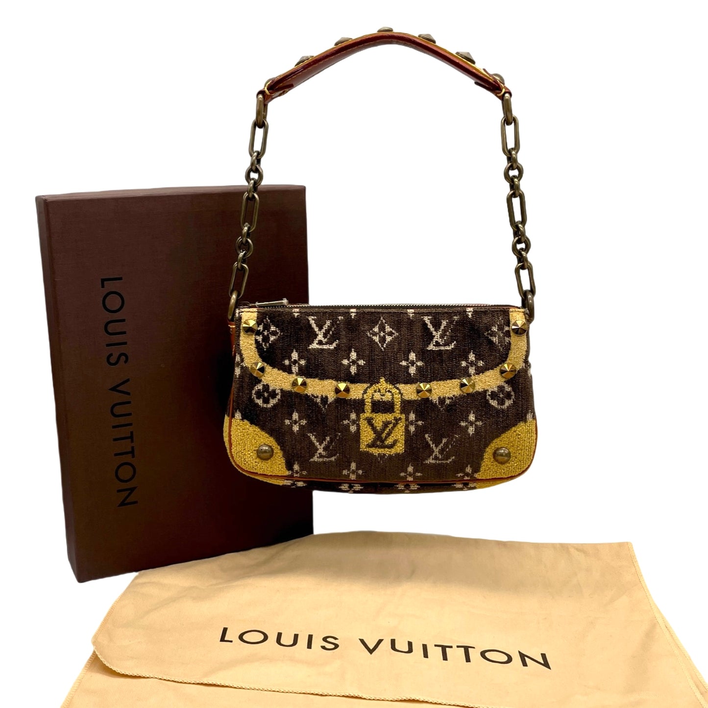 RARE☆☆☆LOUIS VUITTON 2004 Autumn/Winter Collection Trompouille Pochette Accessory M92710