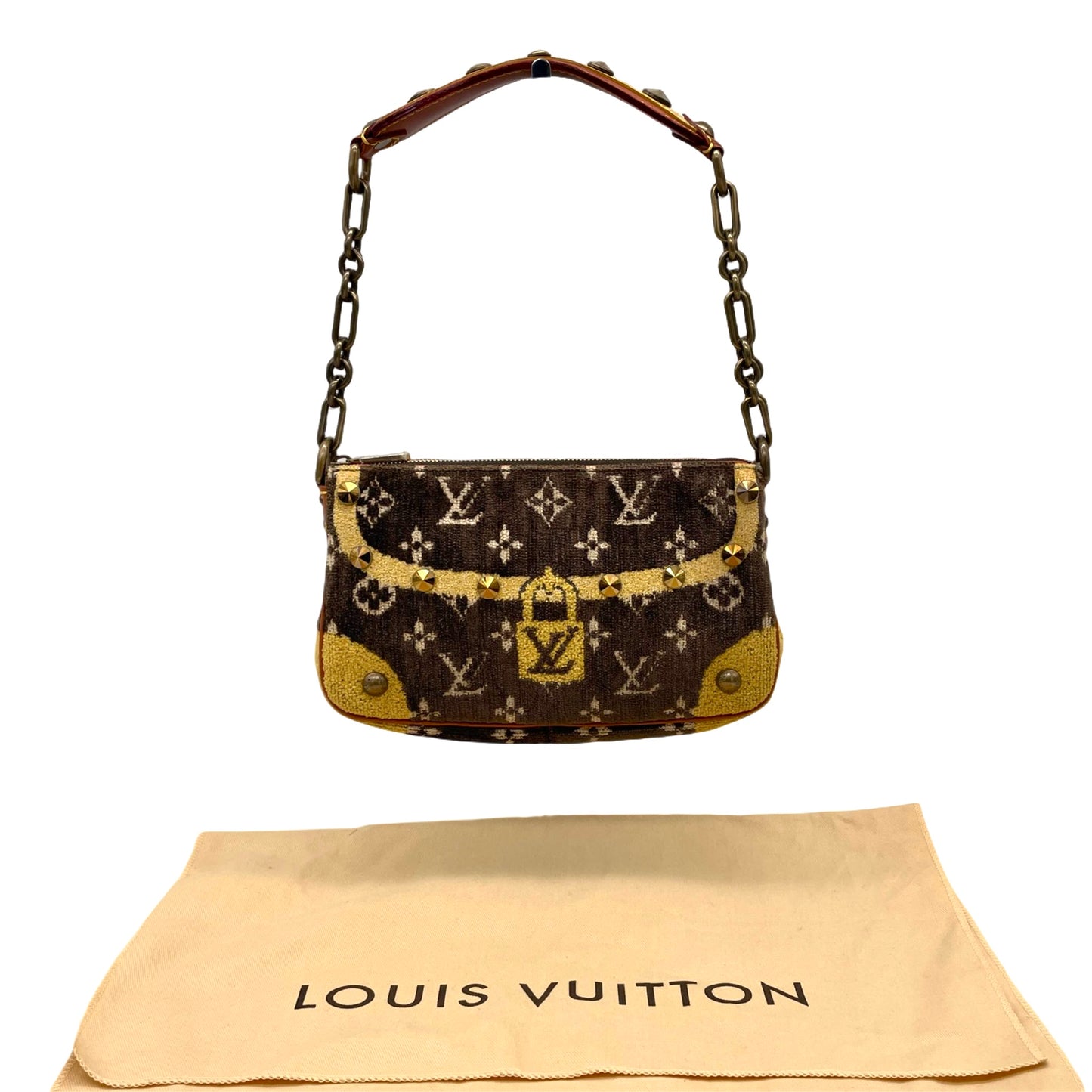 RARE☆☆☆LOUIS VUITTON 2004 Autumn/Winter Collection Trompouille Pochette Accessory M92710