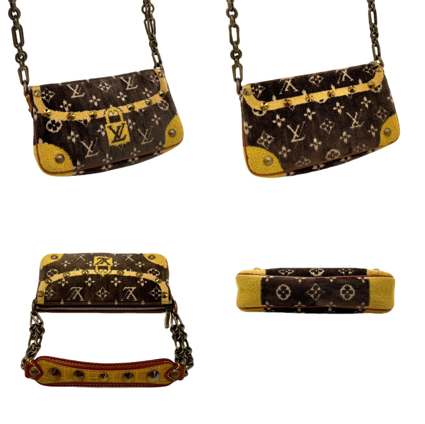 RARE☆☆☆LOUIS VUITTON 2004 Autumn/Winter Collection Trompouille Pochette Accessory M92710