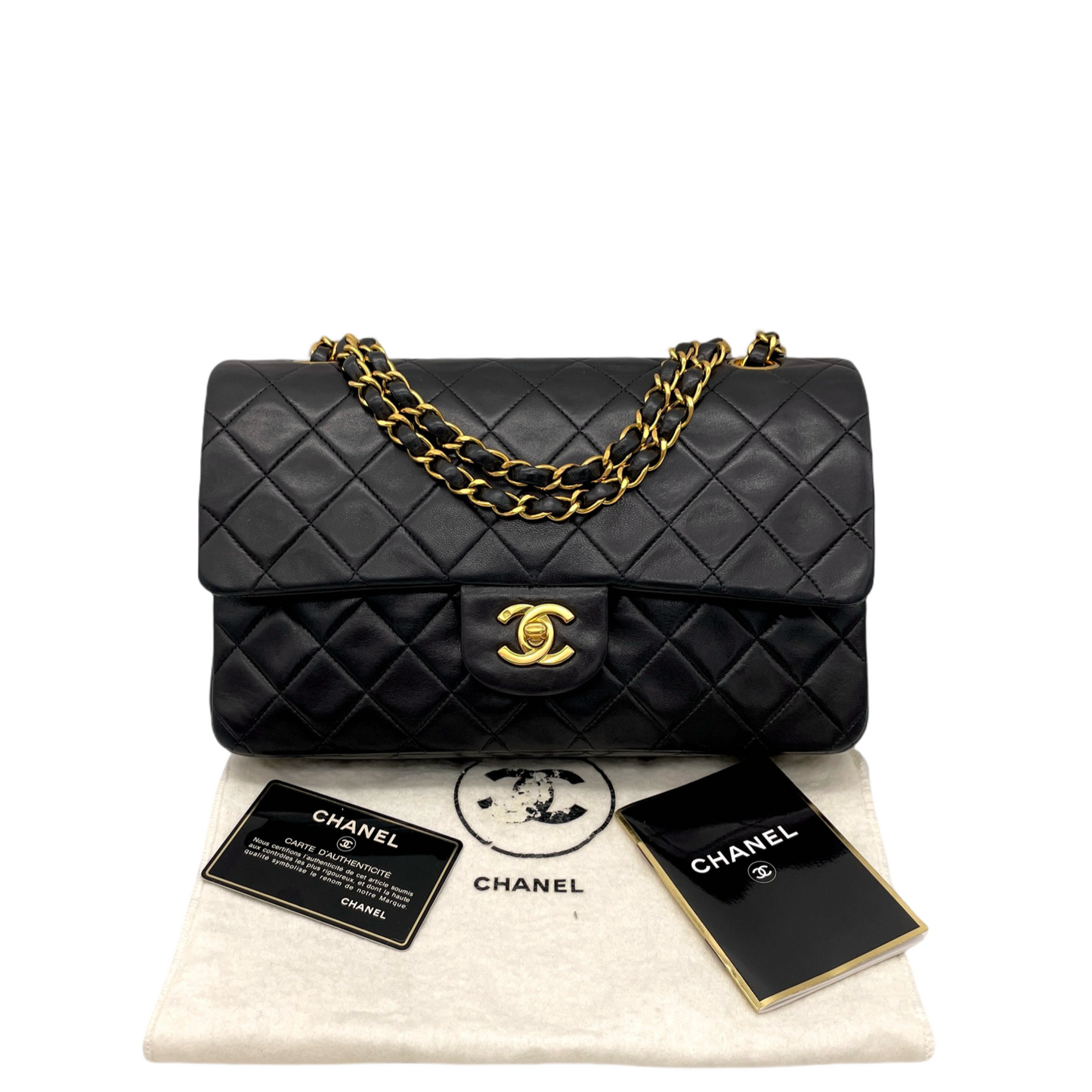 CHANEL Matelasse Classic Flap Chain Shoulder Bag 25